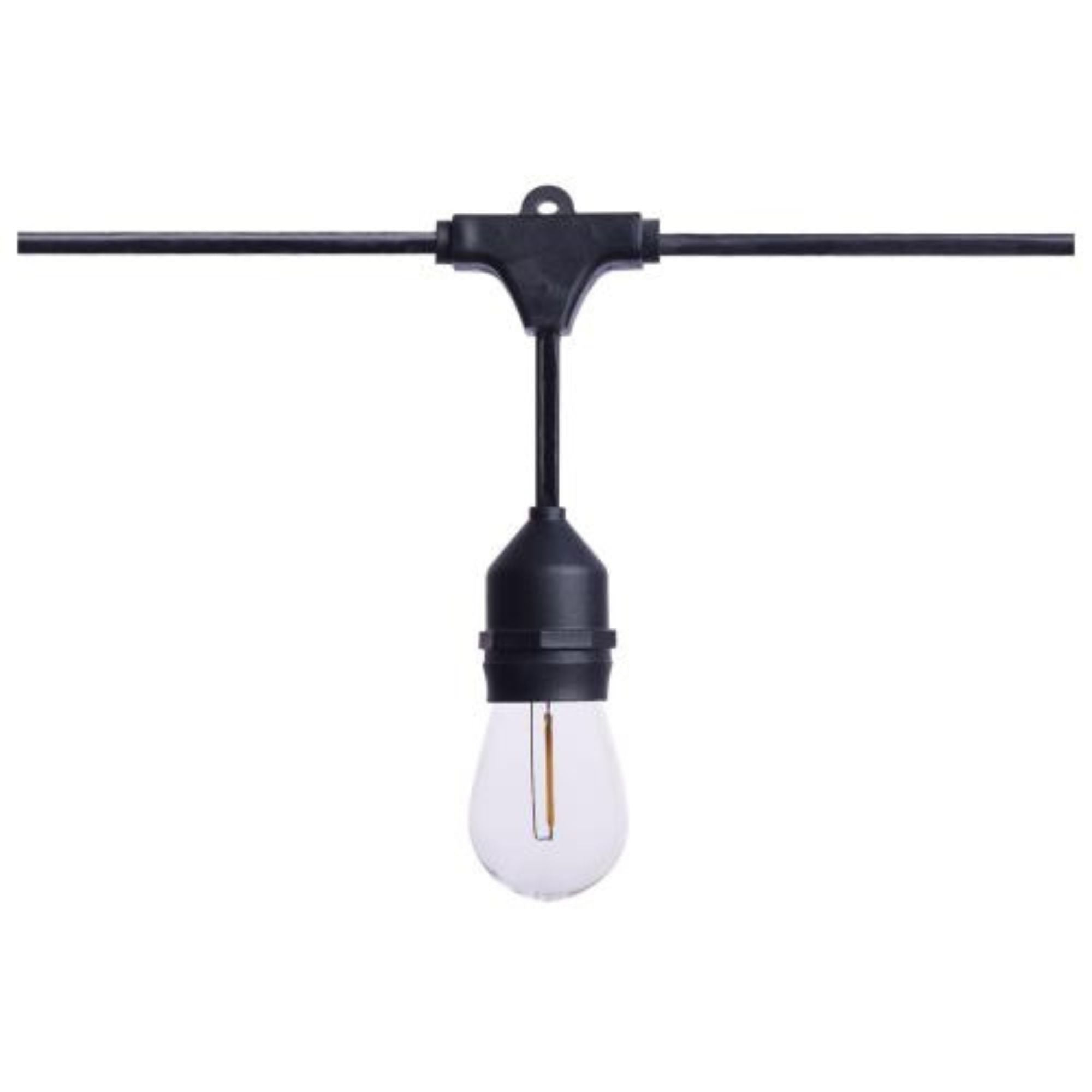Indoor/Outdoor 60 Feet LED String Light, 24-S14 bulbs, 2200K
