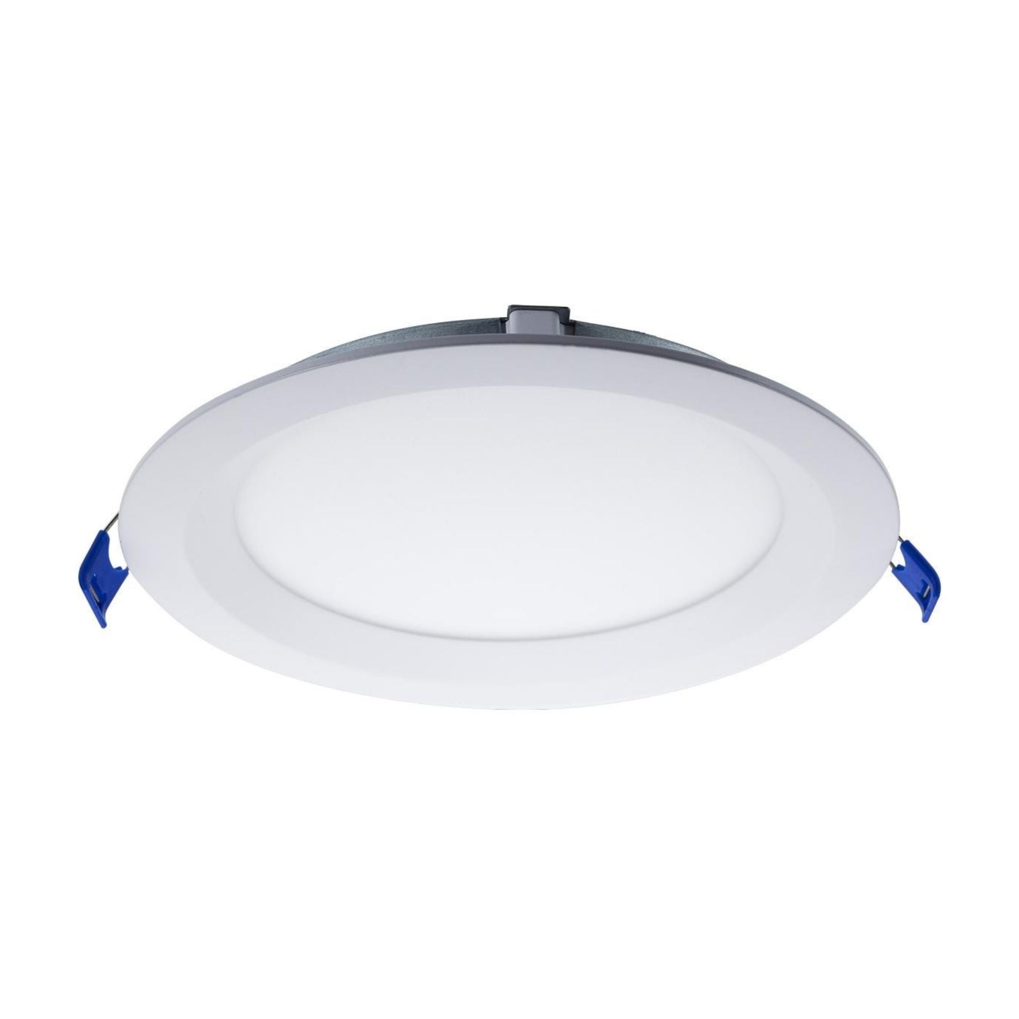 Slim Fit 6" Round Canless LED Recessed Light, 1100 Lm, 5-CCT, White Baffle Trim