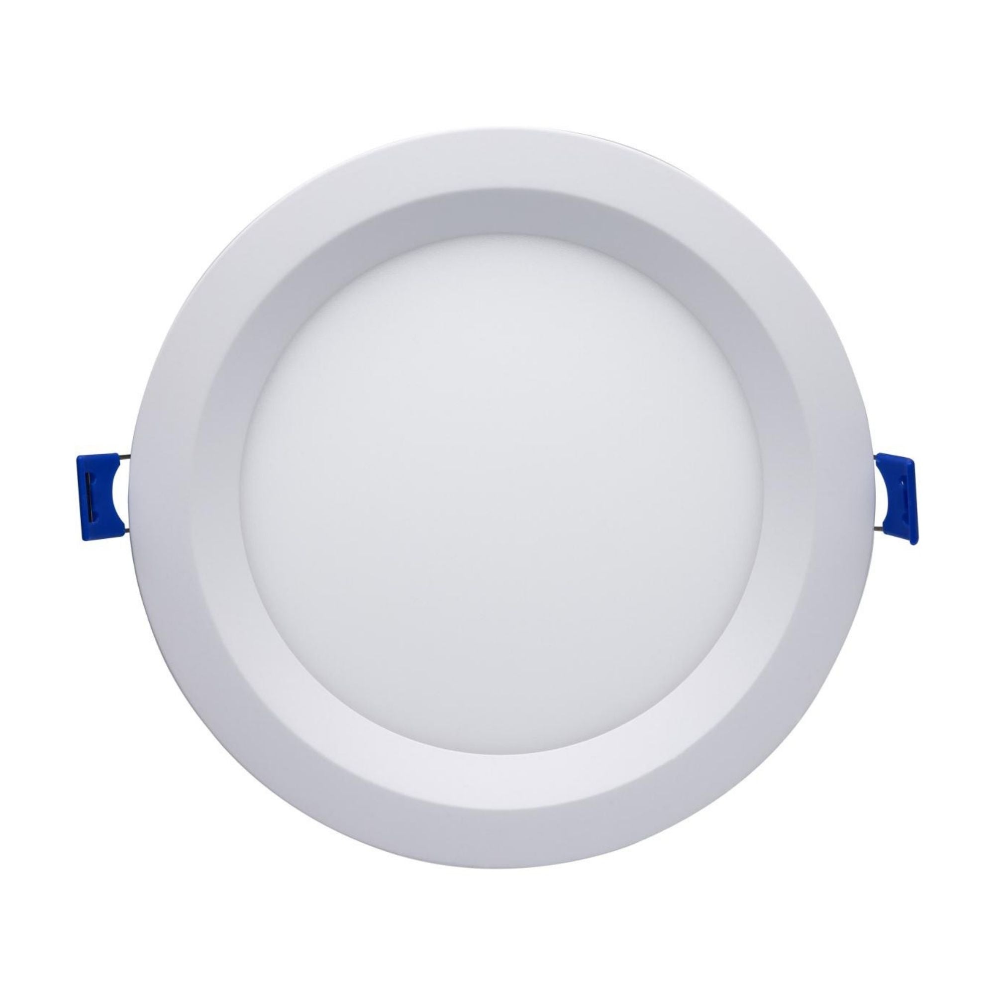 Slim Fit 6" Round Canless LED Recessed Light, 1100 Lm, 5-CCT, White Baffle Trim