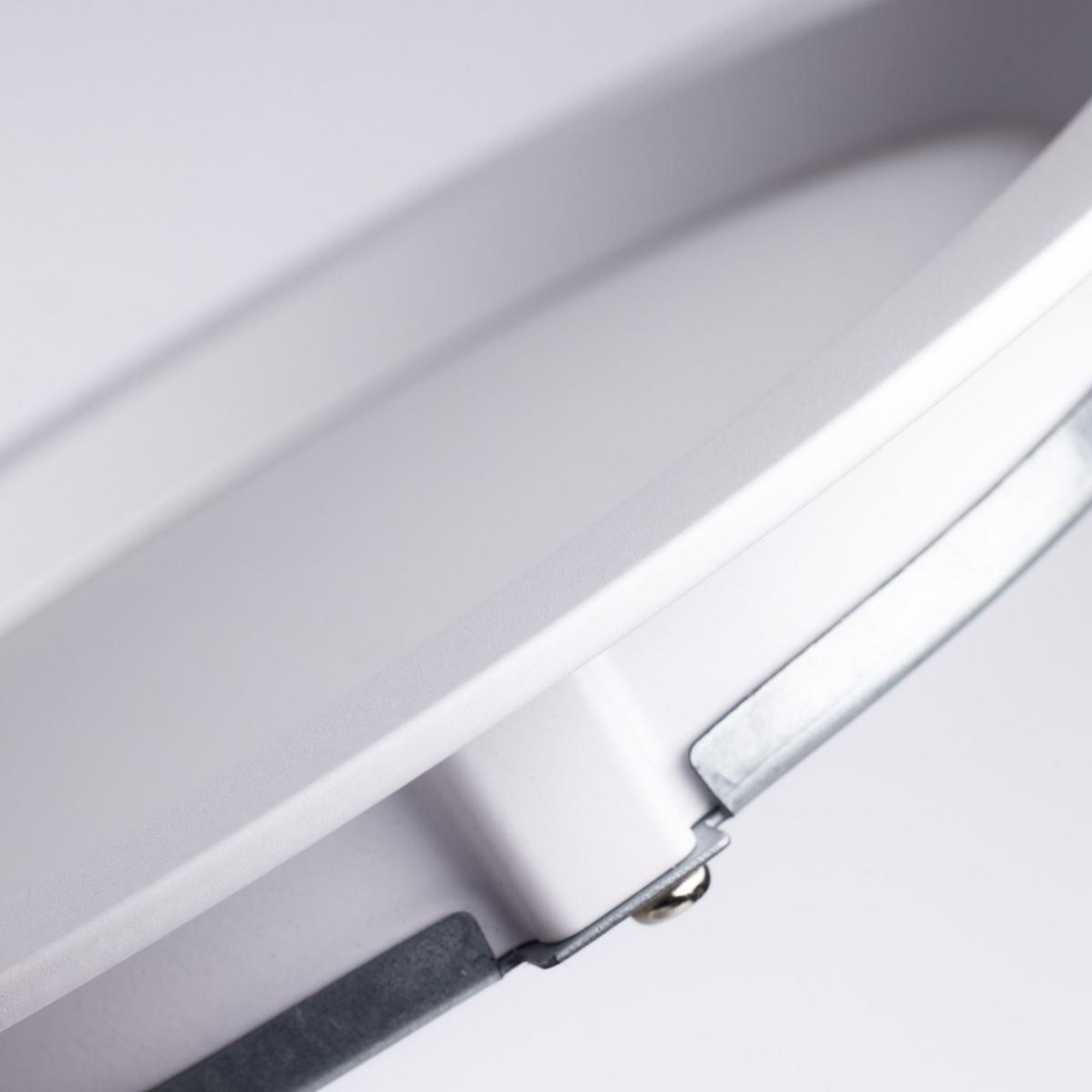 Slim Fit 6" Round Canless LED Recessed Light, 1100 Lm, 5-CCT, White Baffle Trim