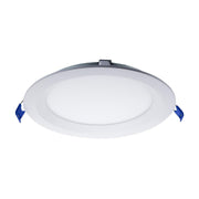 Slim Fit 6" Round Canless LED Recessed Light, 1100 Lm, 5-CCT, Smooth Baffle Trim