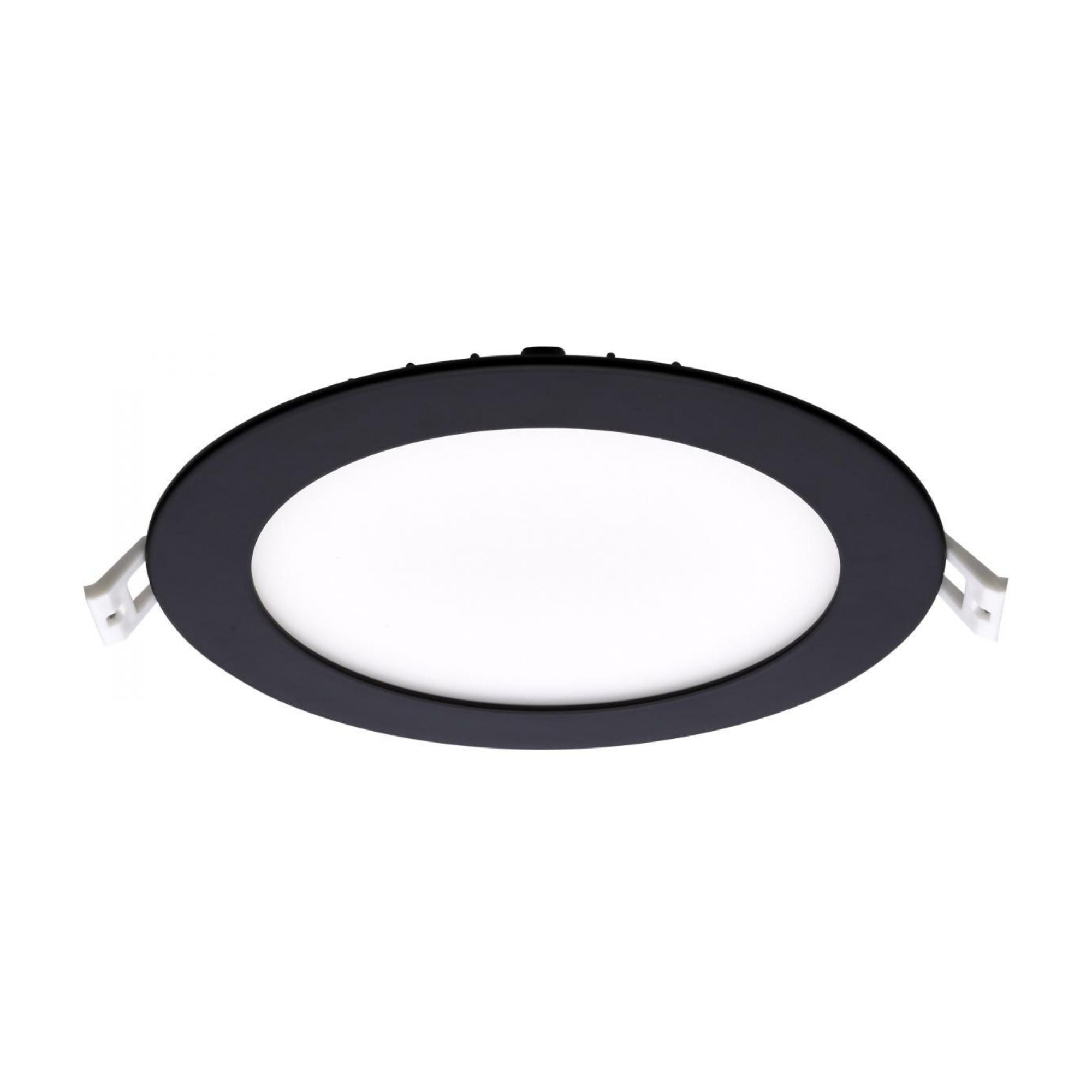 Slim Fit 6" Round Canless LED Recessed Light, 900 Lm, 5-CCT, Black Trim