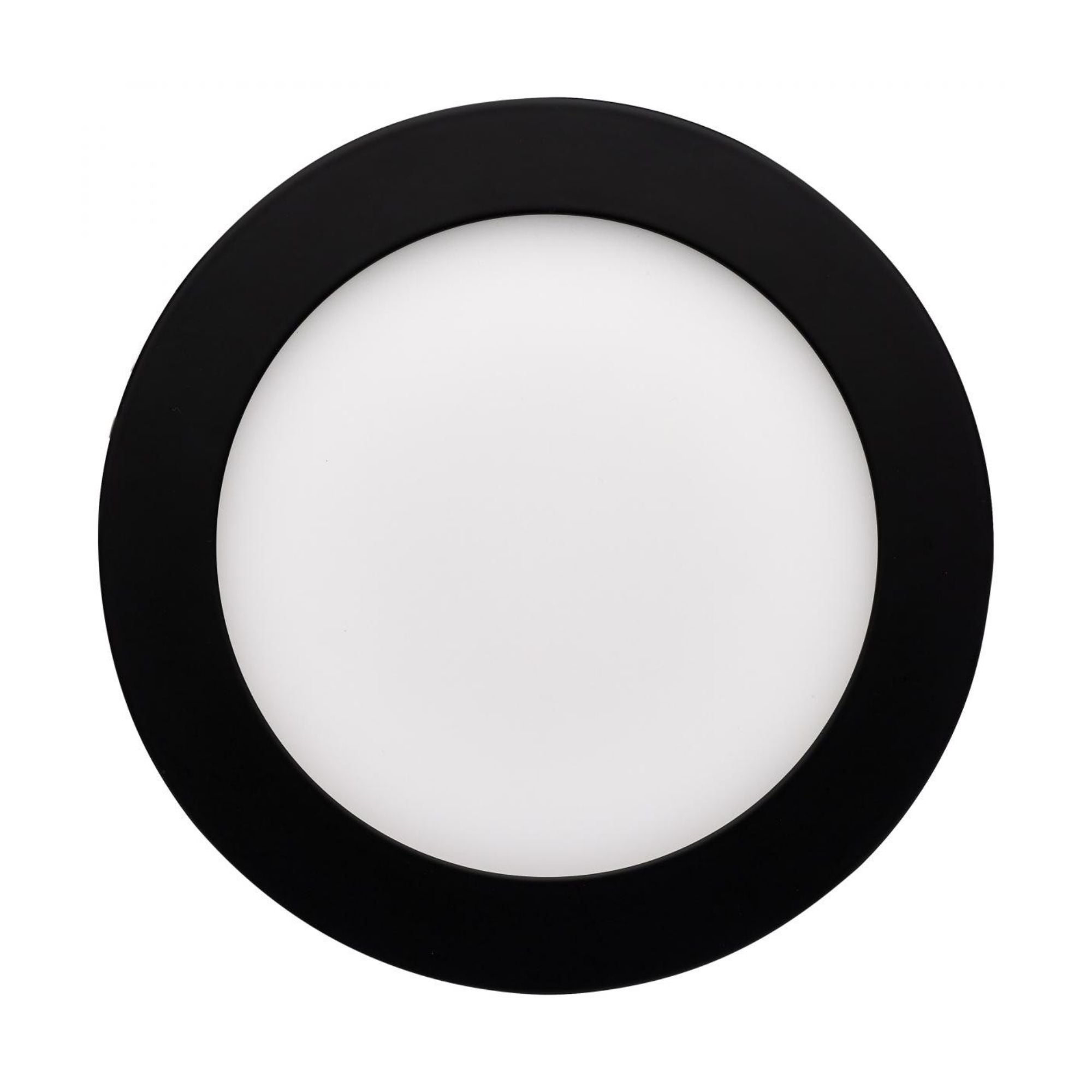 Slim Fit 6" Round Canless LED Recessed Light, 900 Lm, 5-CCT, Black Trim