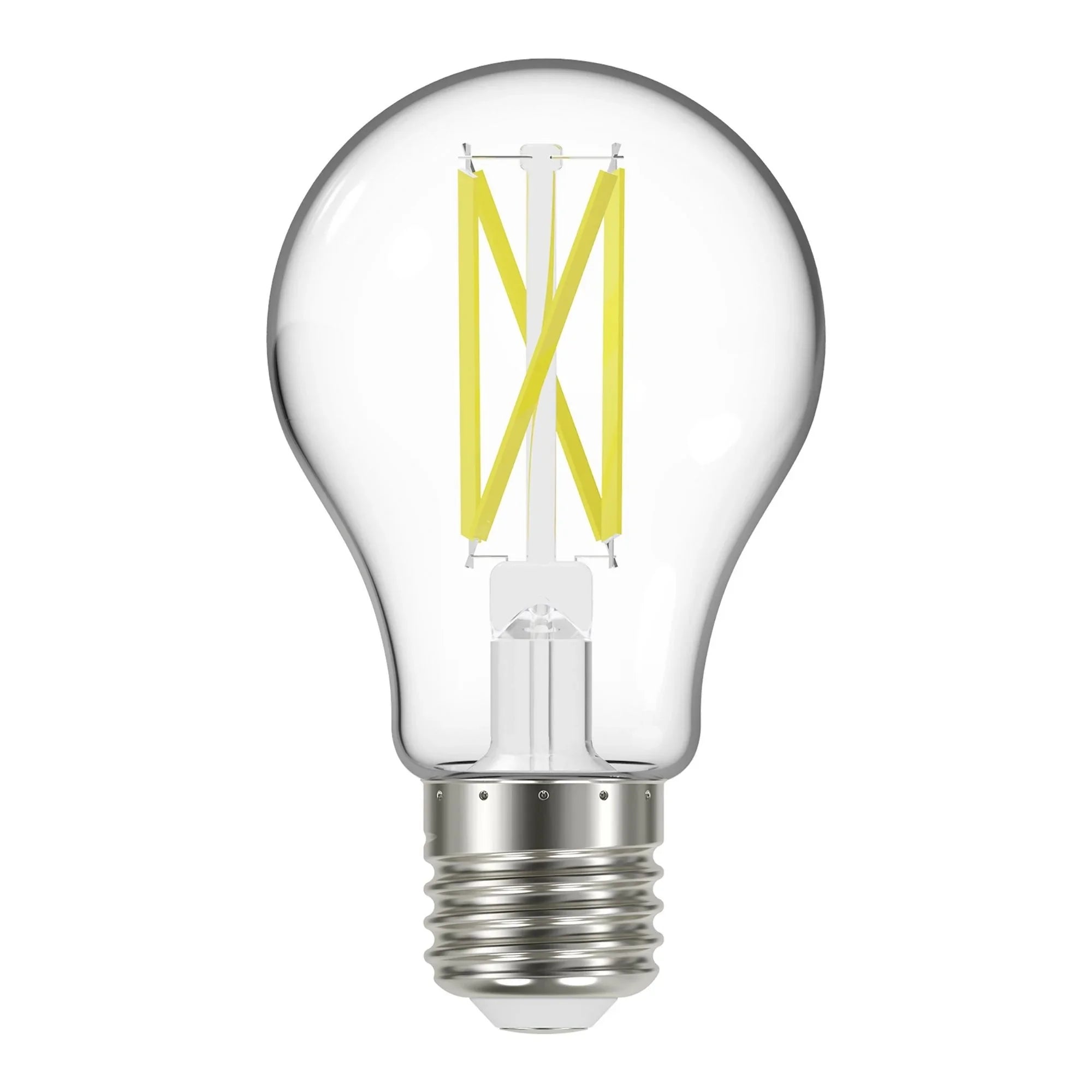 A19 LED Bulb, 75W Equivalent, 11 Watts, 1100 Lumens, 2700K, E26 Medium Base, Clear, Pack of 4
