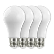 A19 LED Bulb, 100W Equivalent, 14 Watts, 1500 Lumens, 3000K, E26 Medium Base, Frosted, Pack of 4