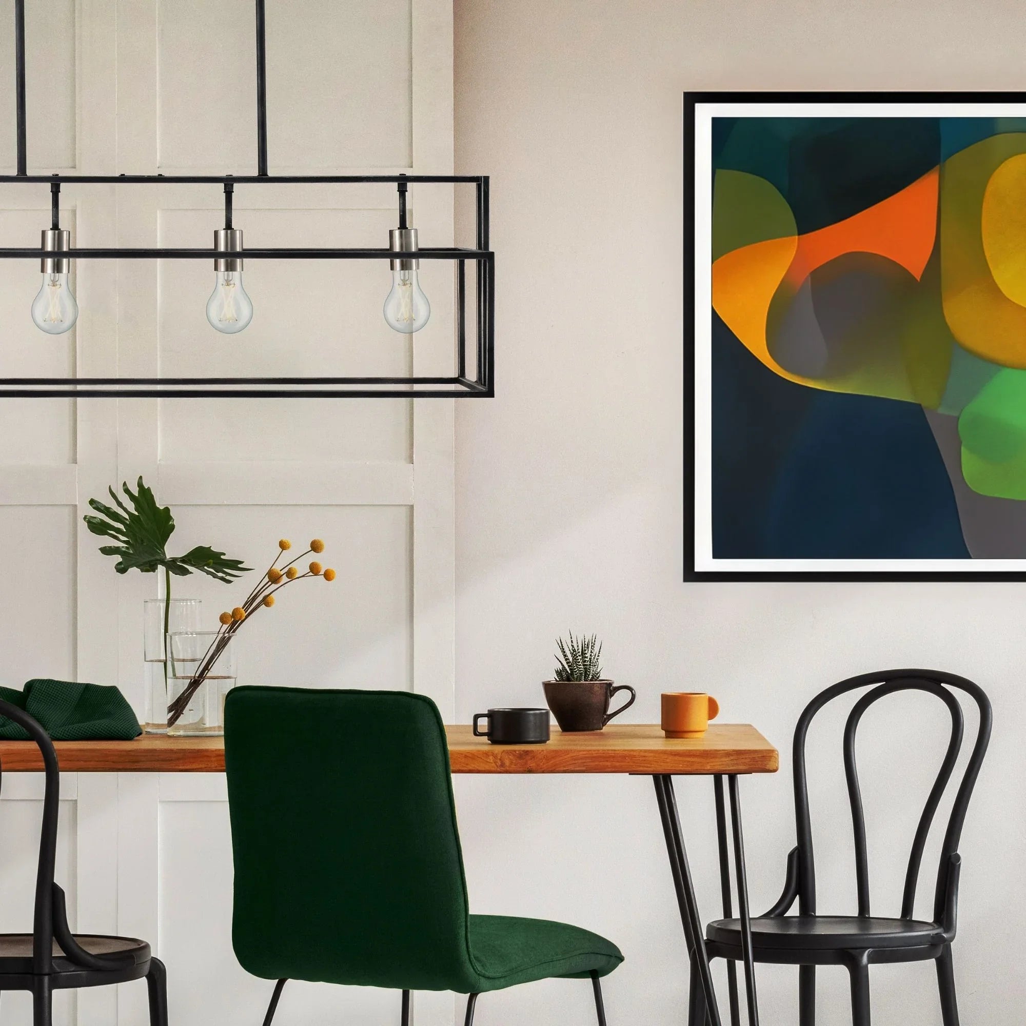 A19 LED Filament Bulb, 60W Equal, 8 Watts, 800 Lumens, 5000K, E26 Medium Base, Clear, Pack of 4