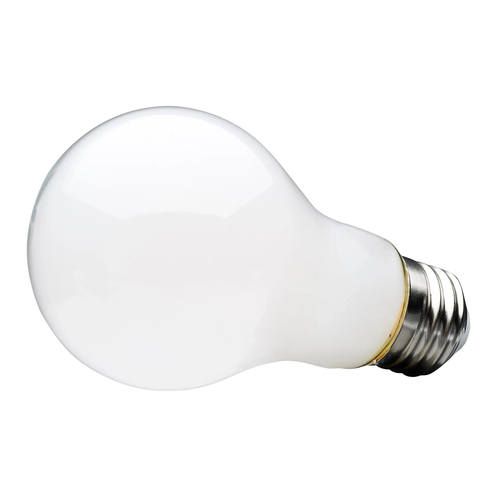 A19 LED Bulb, 60W Equal, 8 Watts, 800 Lumens, 2700K, E26 Medium Base, Frosted Finish, Pack of 4