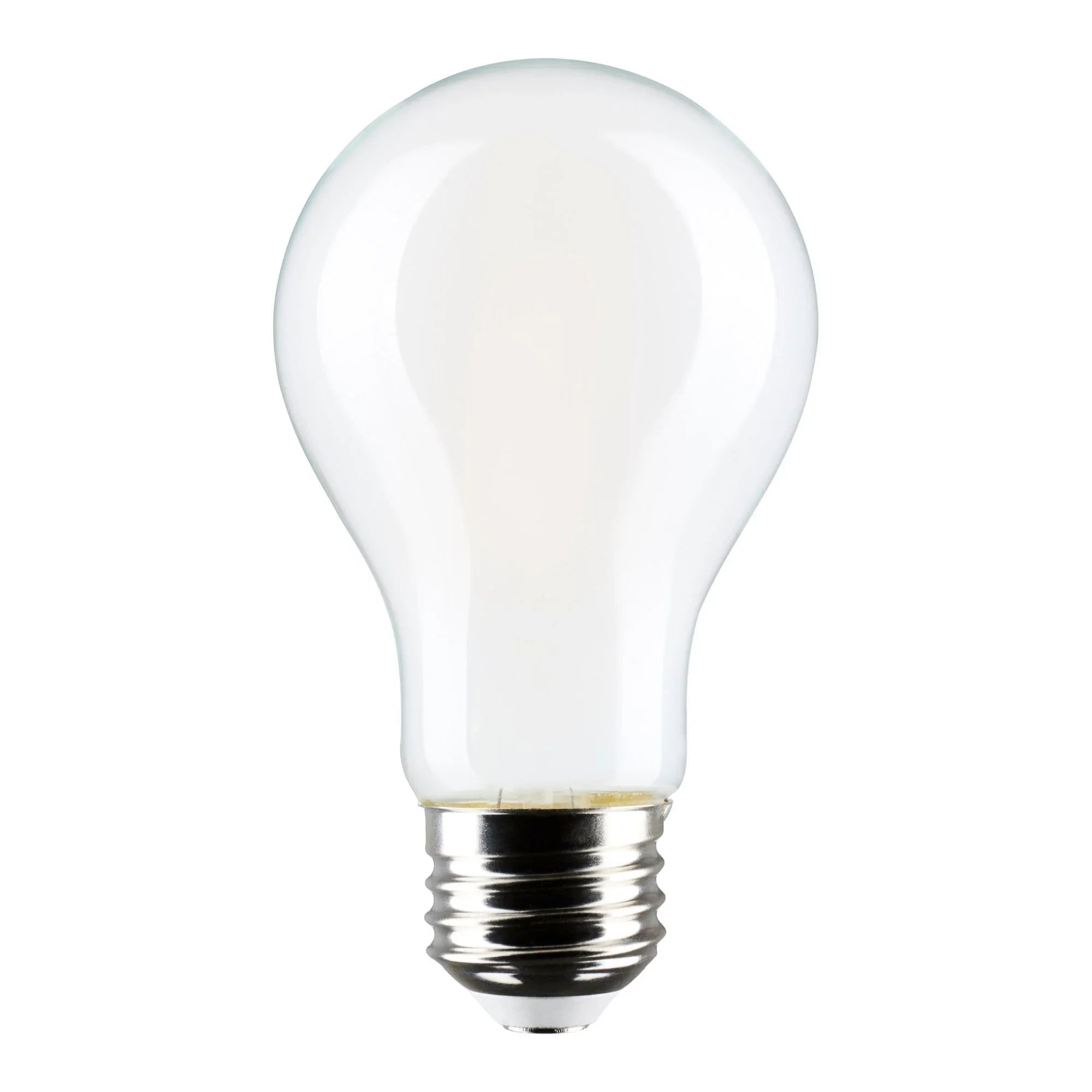 A19 LED Bulb, 60W Equal, 8 Watts, 800 Lumens, 3000K, E26 Medium Base, Frosted Finish, Pack of 4