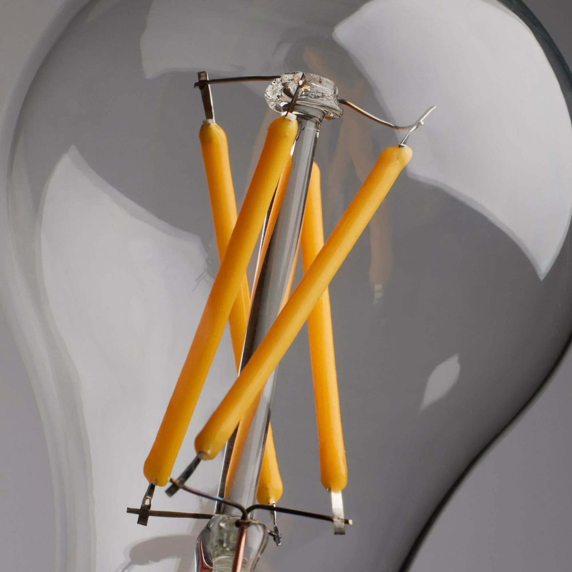 A15 LED Filament Bulb, 6 Watts, 450 Lumens, 2700K, E26 Medium Base, Clear Finish, Pack of 2