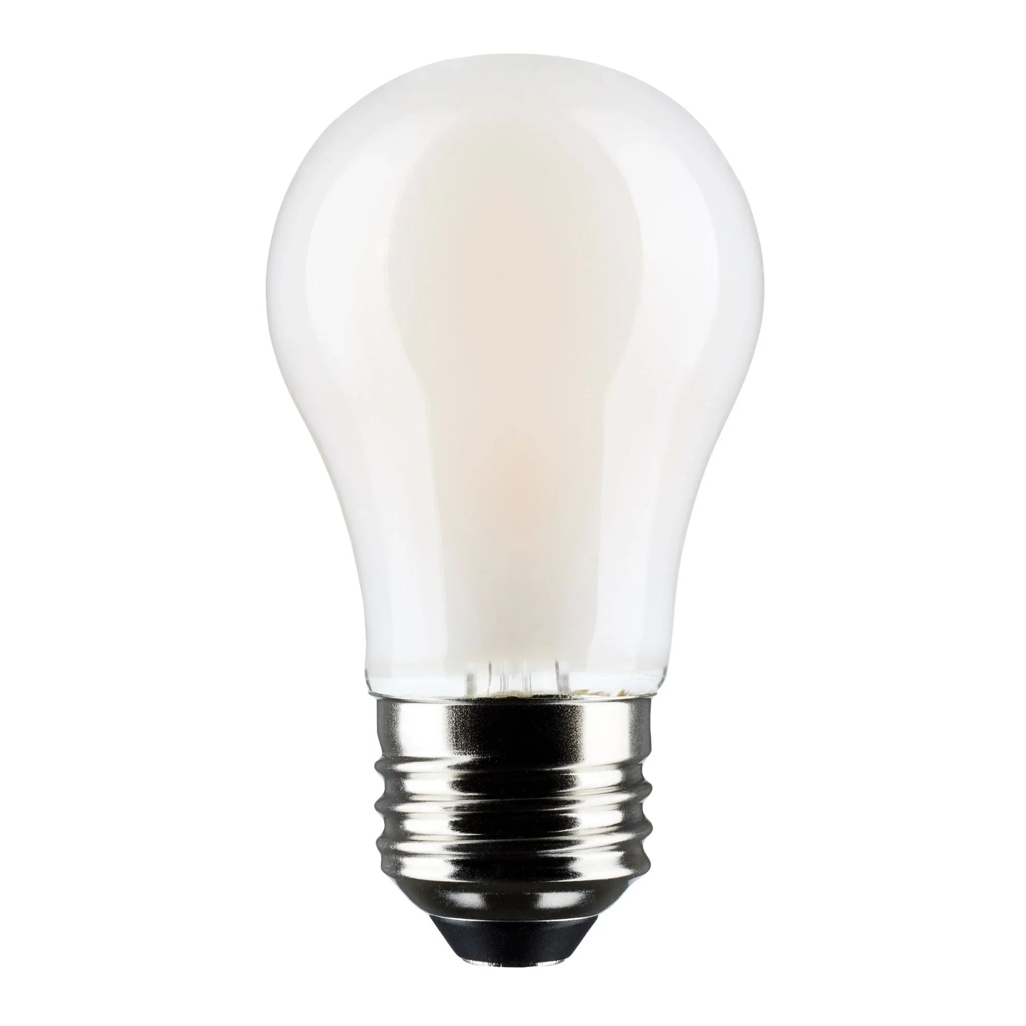 A15 LED Standard Bulb, 6 Watts, 450 Lumens, 2700K, E26 Medium Base, Frosted Finish, Pack of 2
