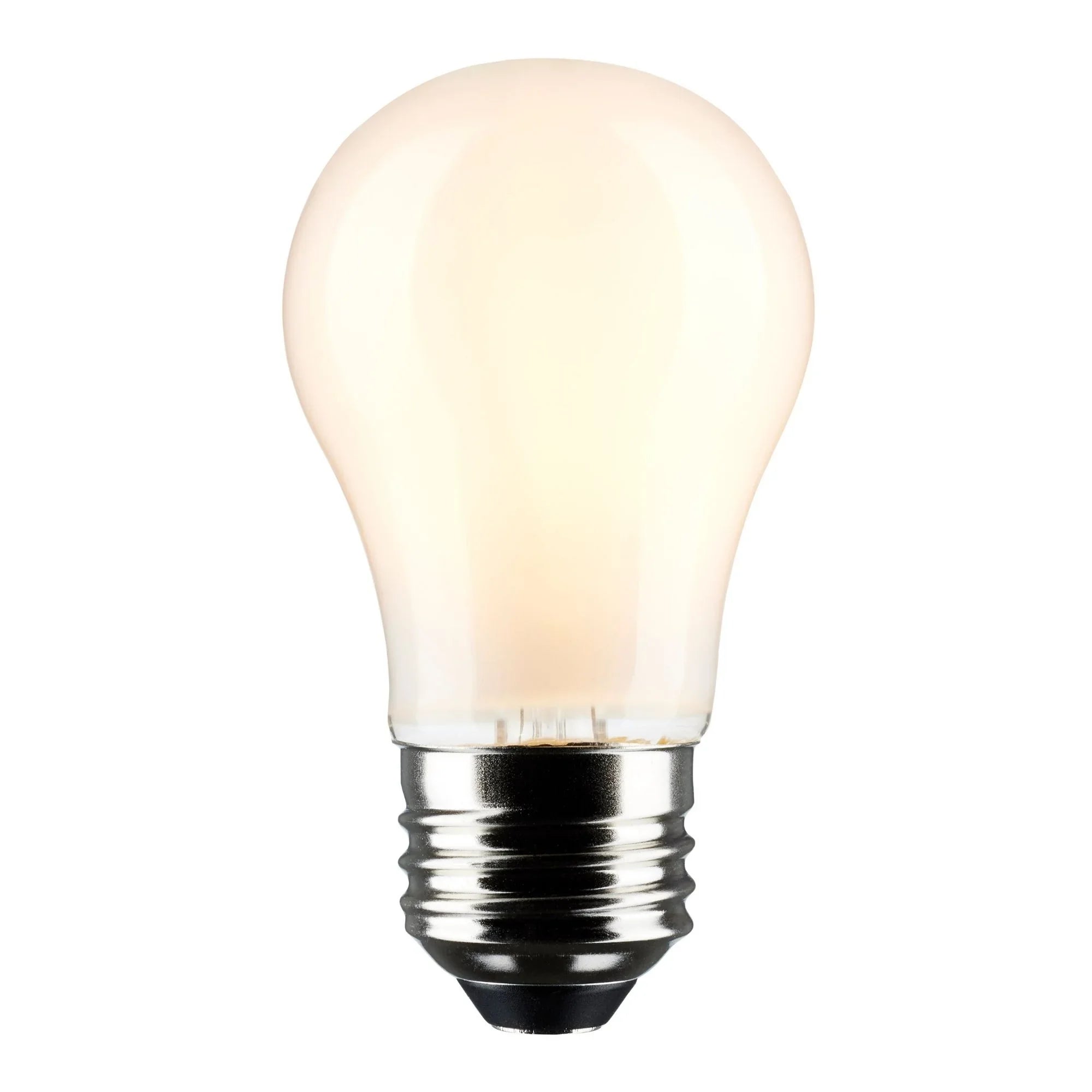 A15 LED Standard Bulb, 6 Watts, 450 Lumens, 2700K, E26 Medium Base, Frosted Finish, Pack of 2