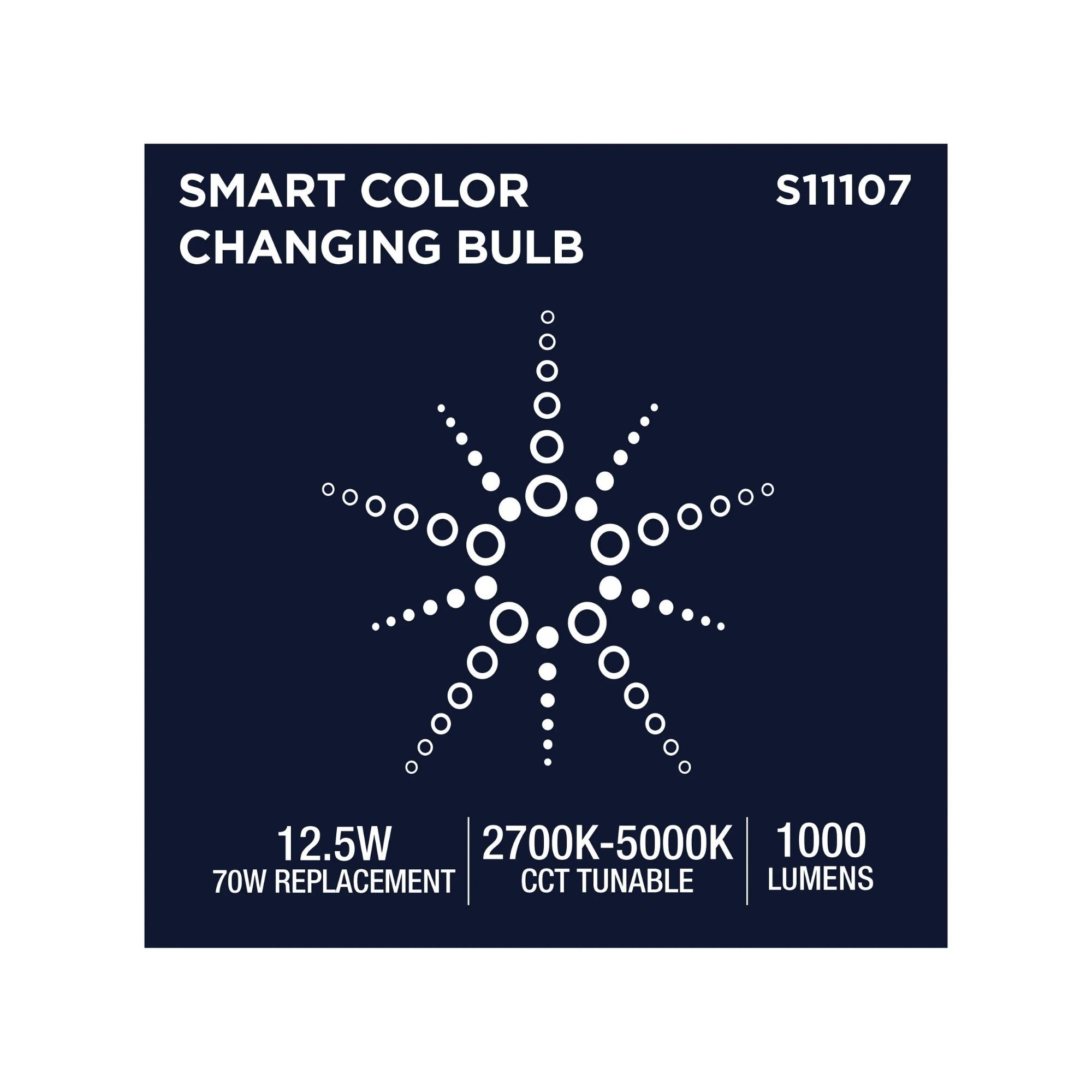 Starfish PAR30 Wi-Fi Smart LED Bulb, 13W, 1000 Lm, 27K-50K RGBTW, E26 Base, 120V