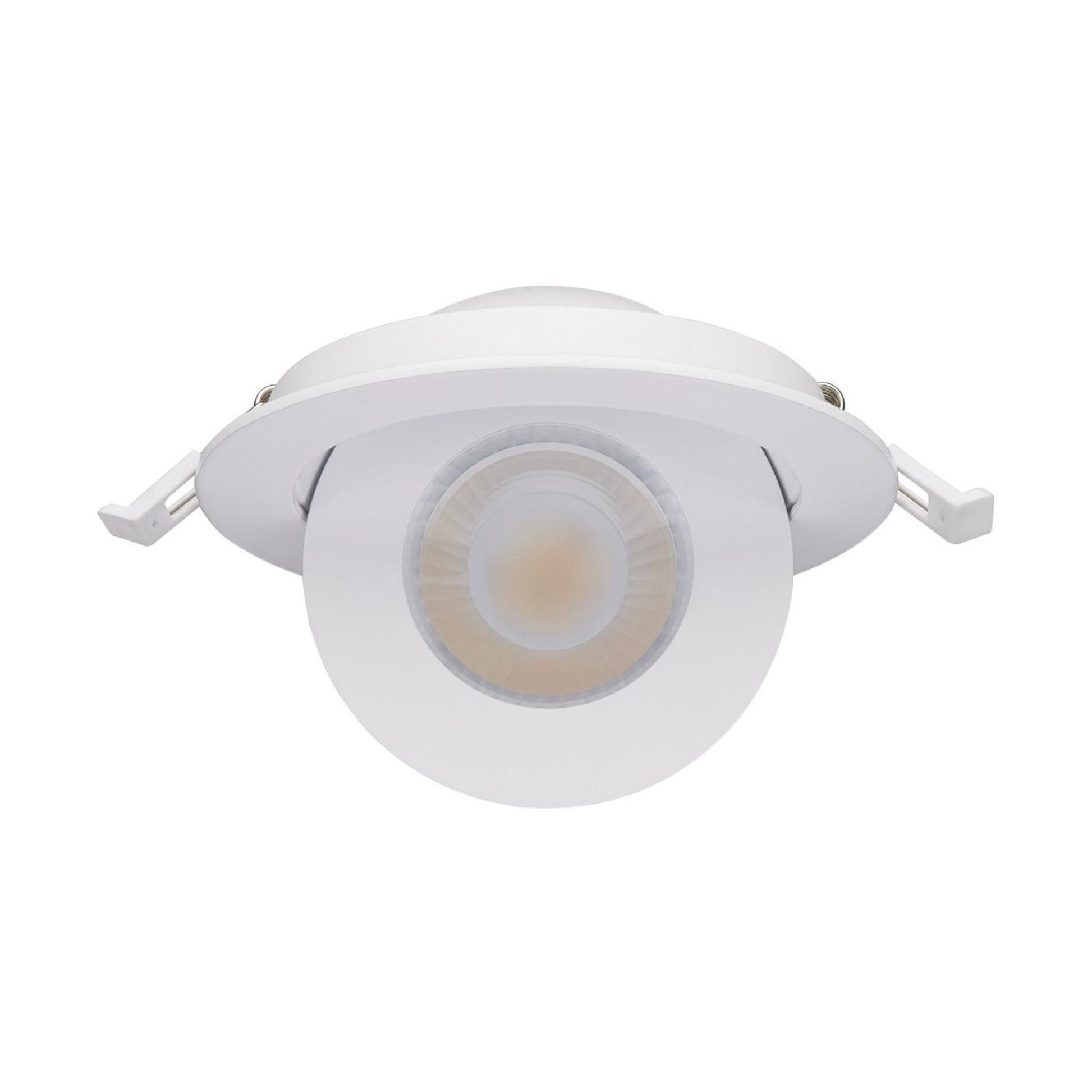 Starfish 4" Smart Gimbal LED Recessed Light, 650lm, RGB, 120-277V, White - Bees Lighting