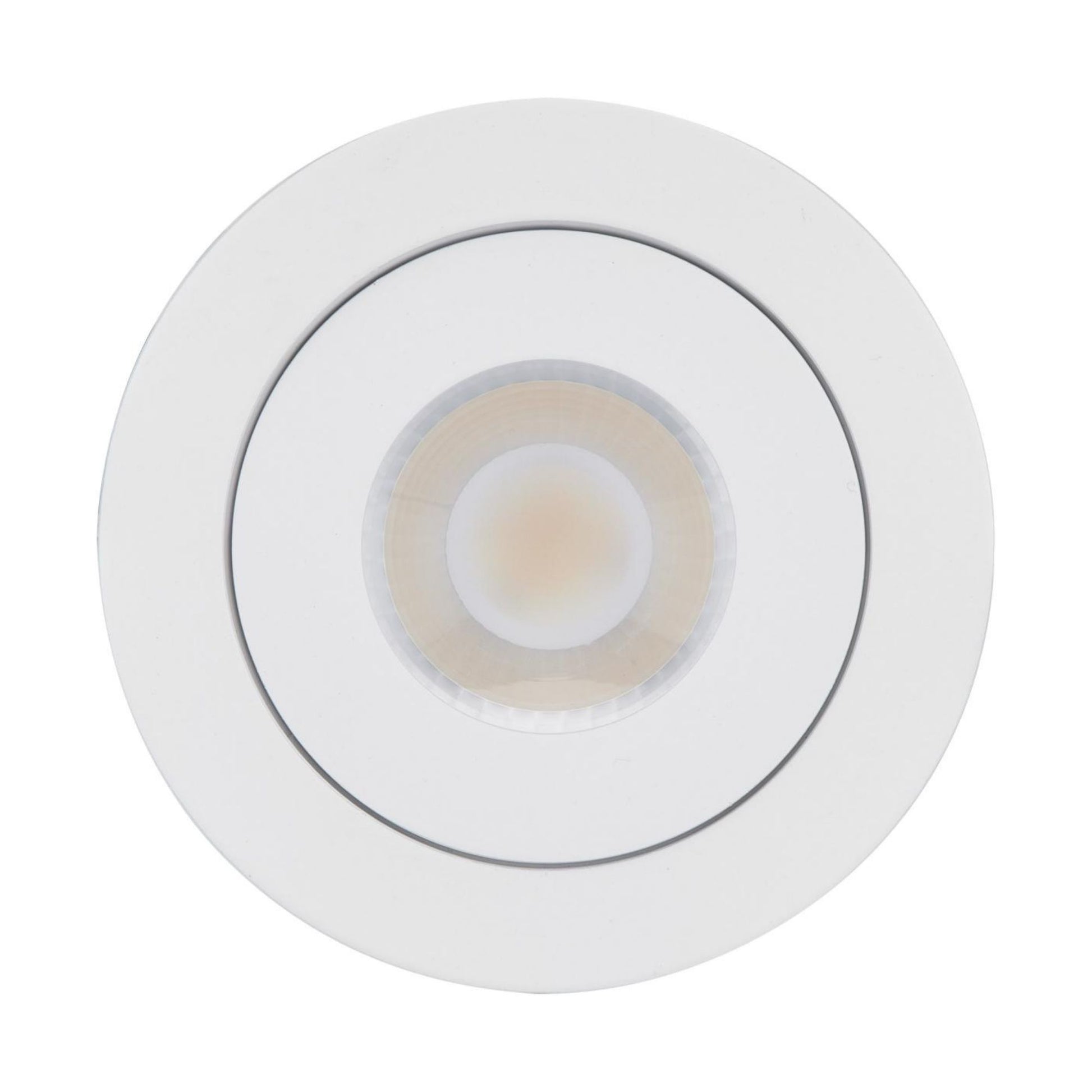 Starfish 4" Smart Gimbal LED Recessed Light, 650lm, RGB, 120-277V, White - Bees Lighting
