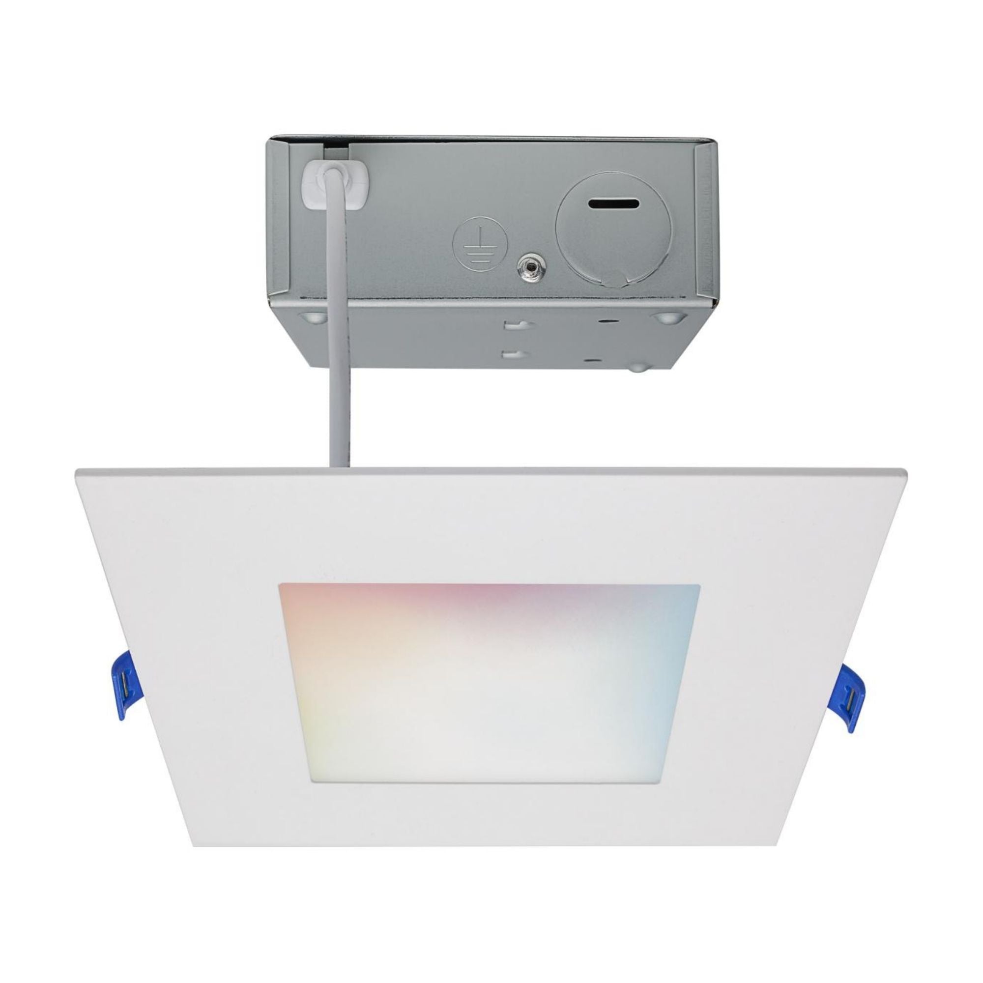 Starfish 6" Smart Slimfit LED Recessed Light, 750lm, RGB, Square Flat Trim