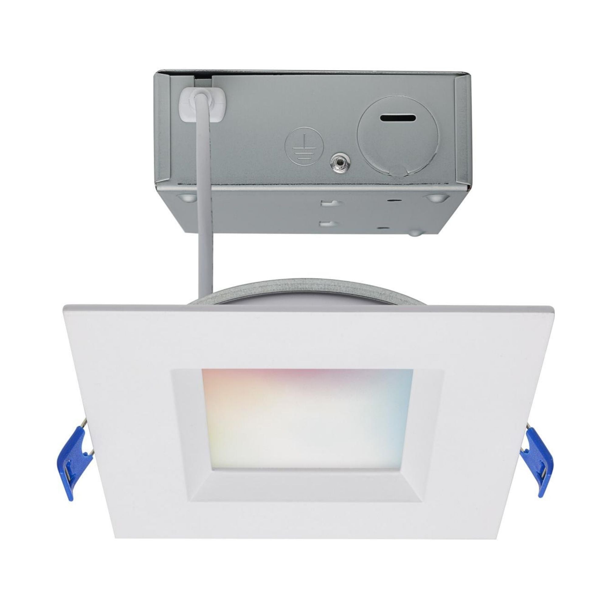 Starfish 4" Smart LED Downlight, 540lm, RGB, Square Regress Trim
