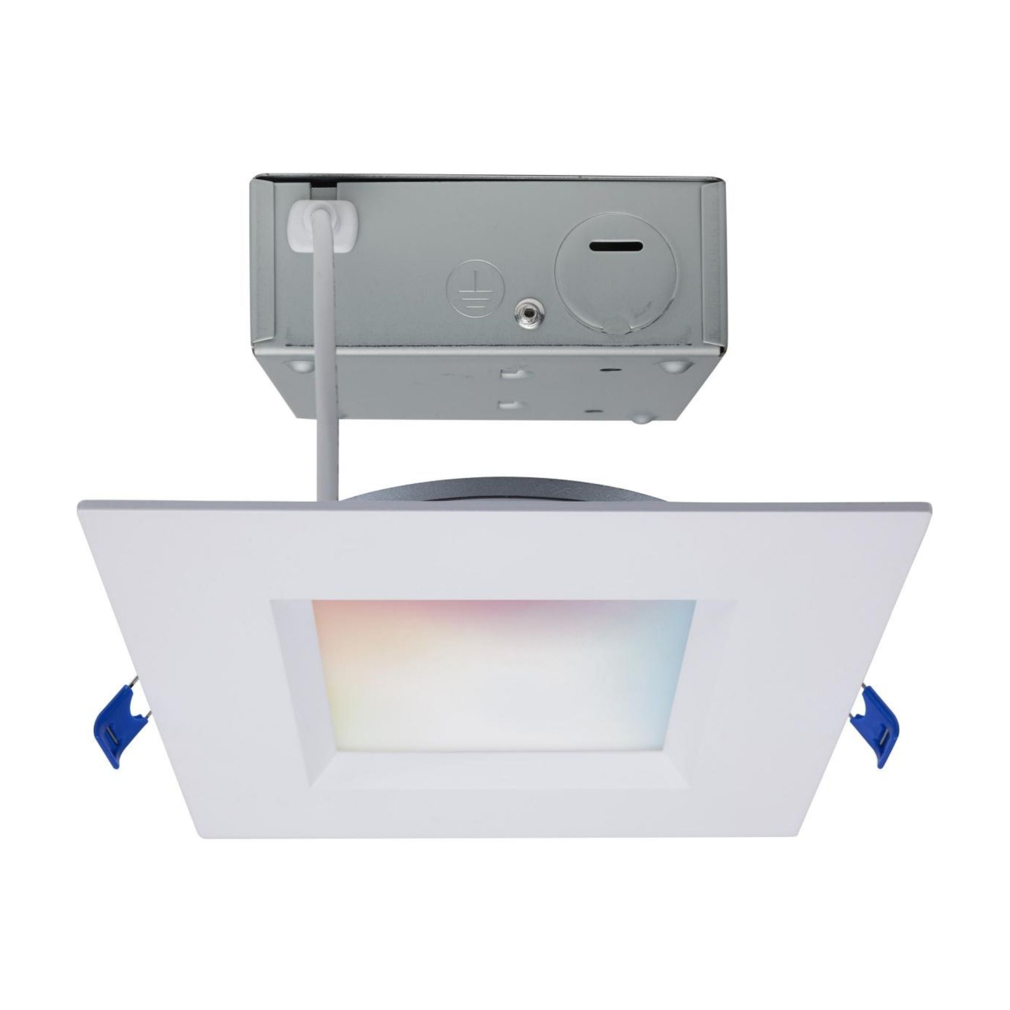 Starfish 6" Smart LED Downlight, 750lm, RGB, Square Regress Trim