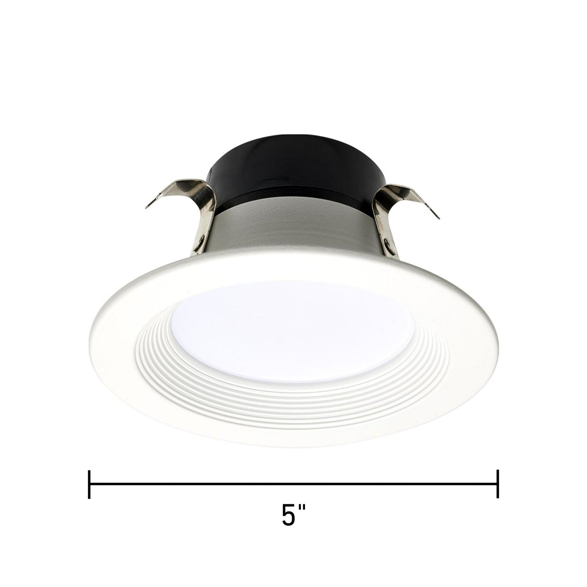 Starfish 4" Smart LED Retrofit Downlight, 650lm, RGB, Round Baffle Trim - Bees Lighting