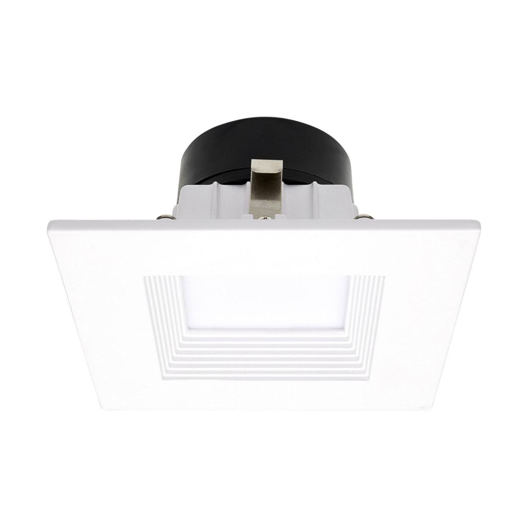 Starfish 4" Smart LED Retrofit Downlight, 650lm, RGB, Square Baffle Trim