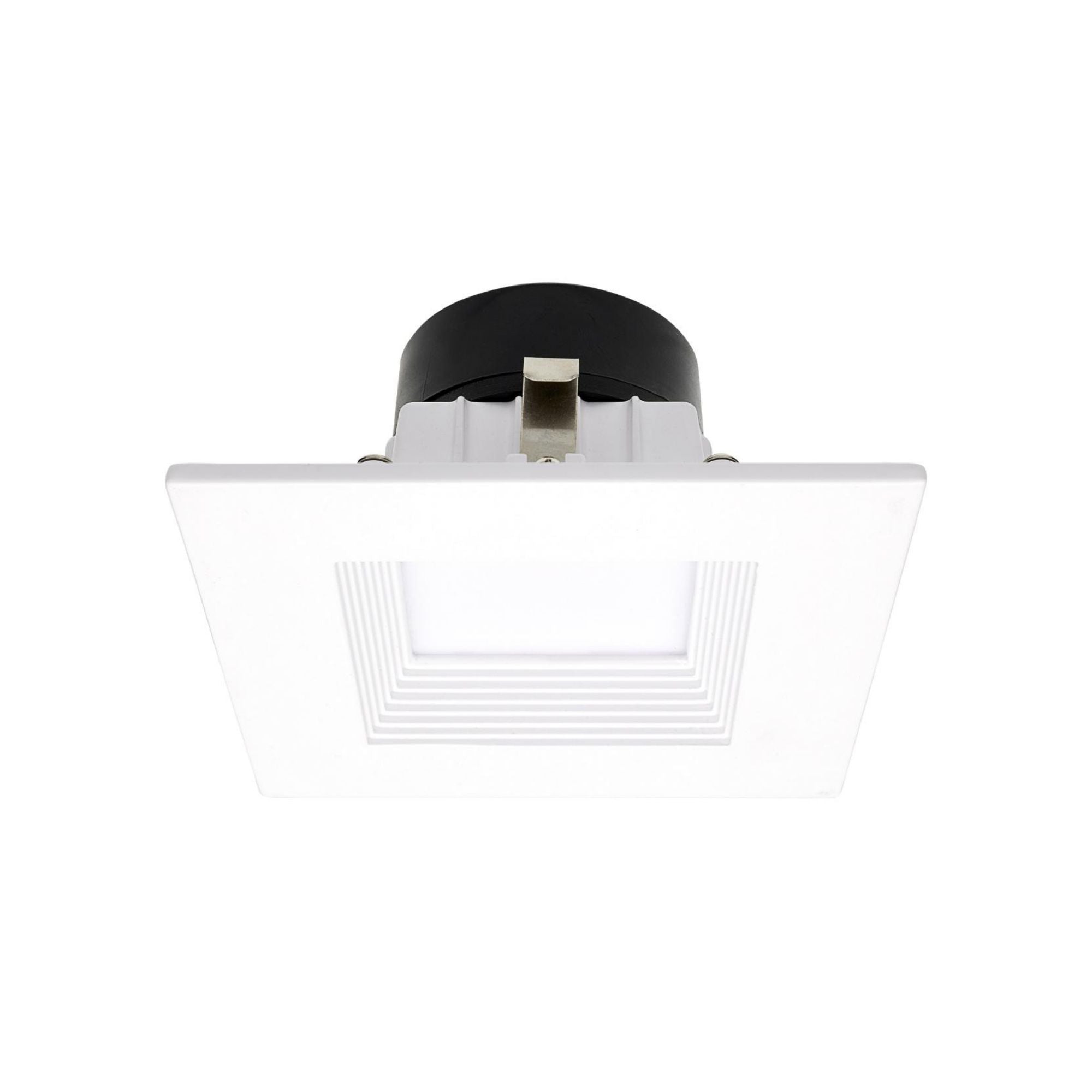 Starfish 4" Smart LED Retrofit Downlight, 650lm, RGB, Square Baffle Trim