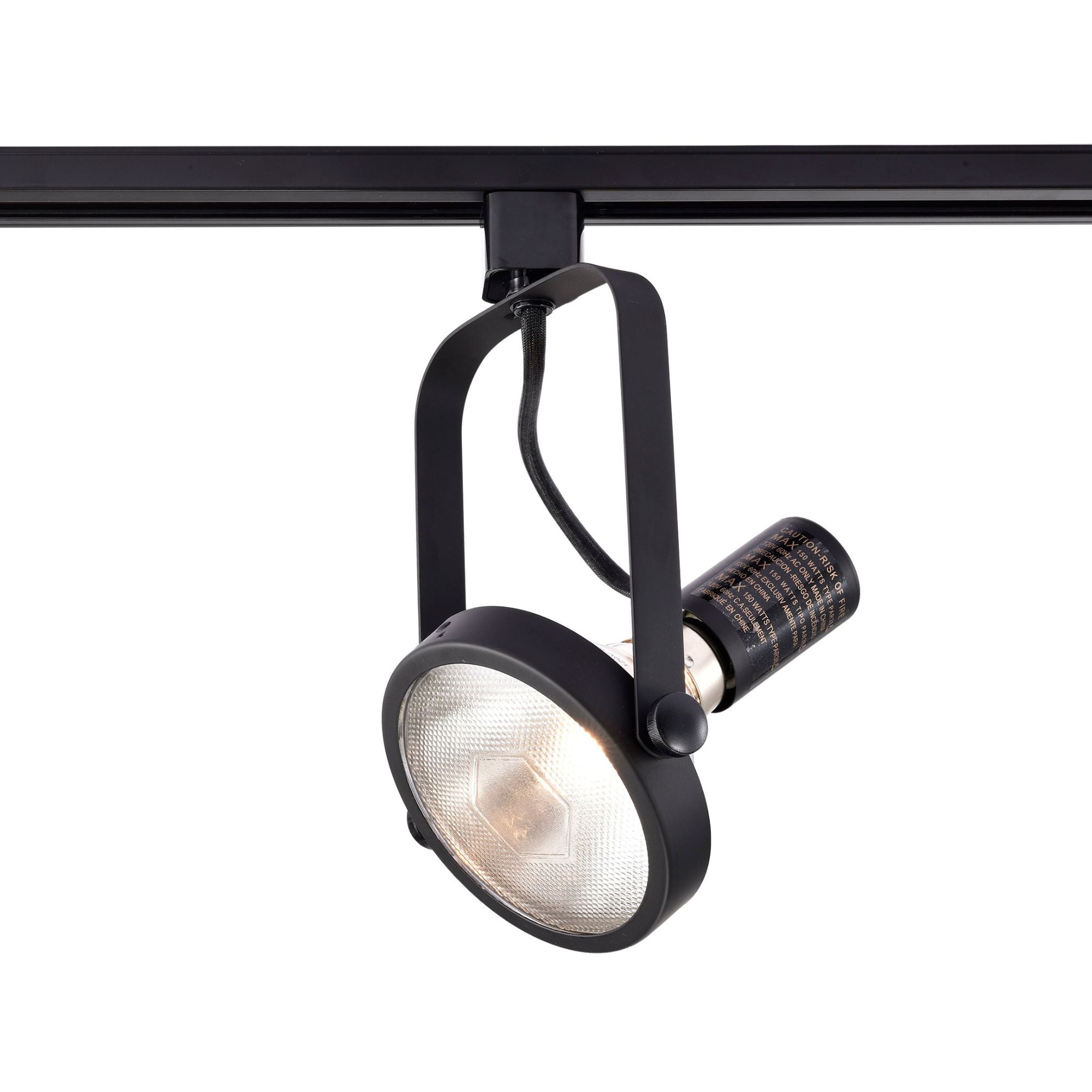 Satco|Nuvo Track Head, H-Type, Black, Medium Base E26 PAR38, 150W