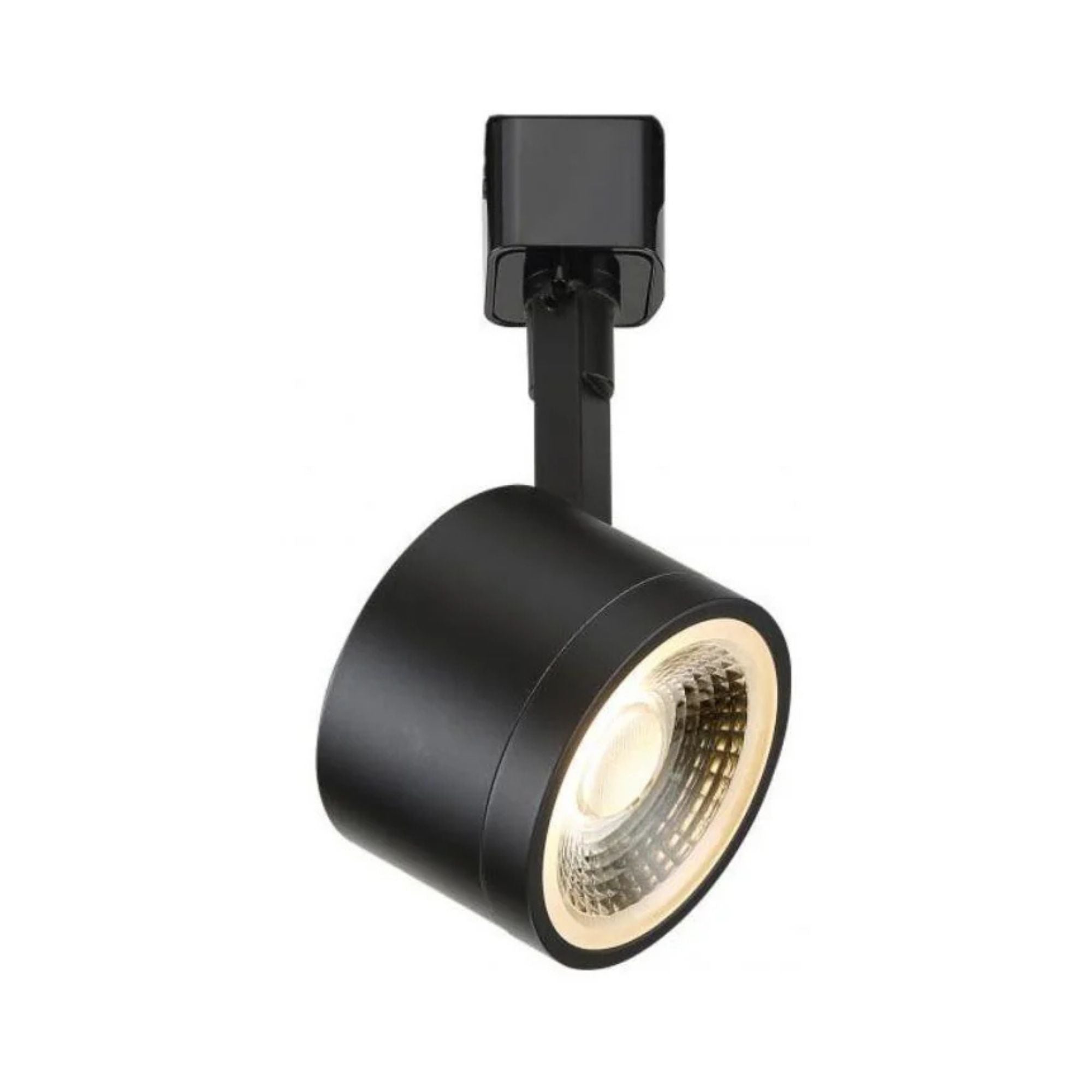 Round LED Track Head, 1000 Lumens, 12W, 3000K, Halo, 24° Beam Angle, Black