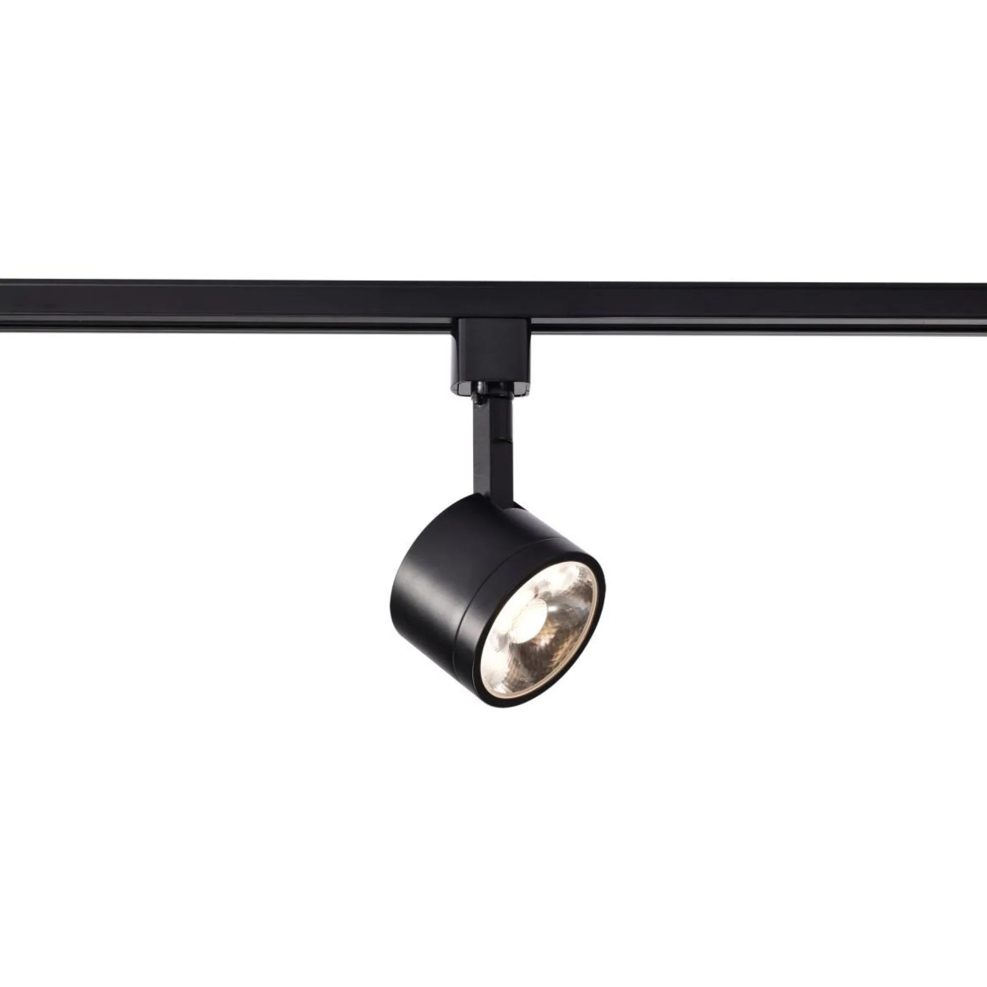 Round LED Track Head, 1000 Lumens, 12W, 3000K, Halo, 24° Beam Angle, Black