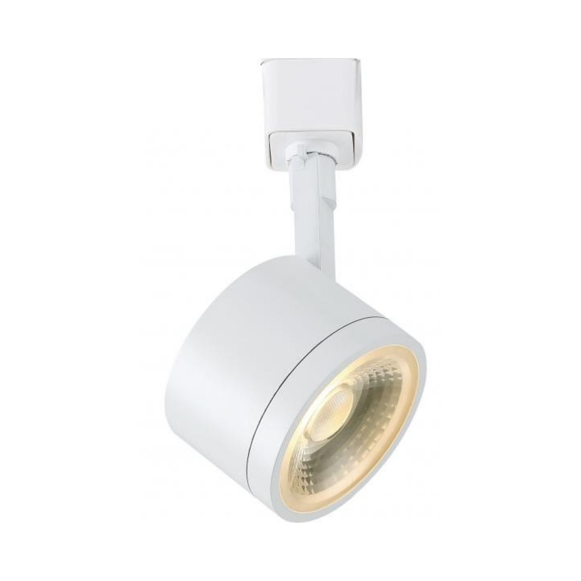 Round LED Track Head, 1000 Lumens, 12W, 3000K, Halo, 36° Beam Angle, White