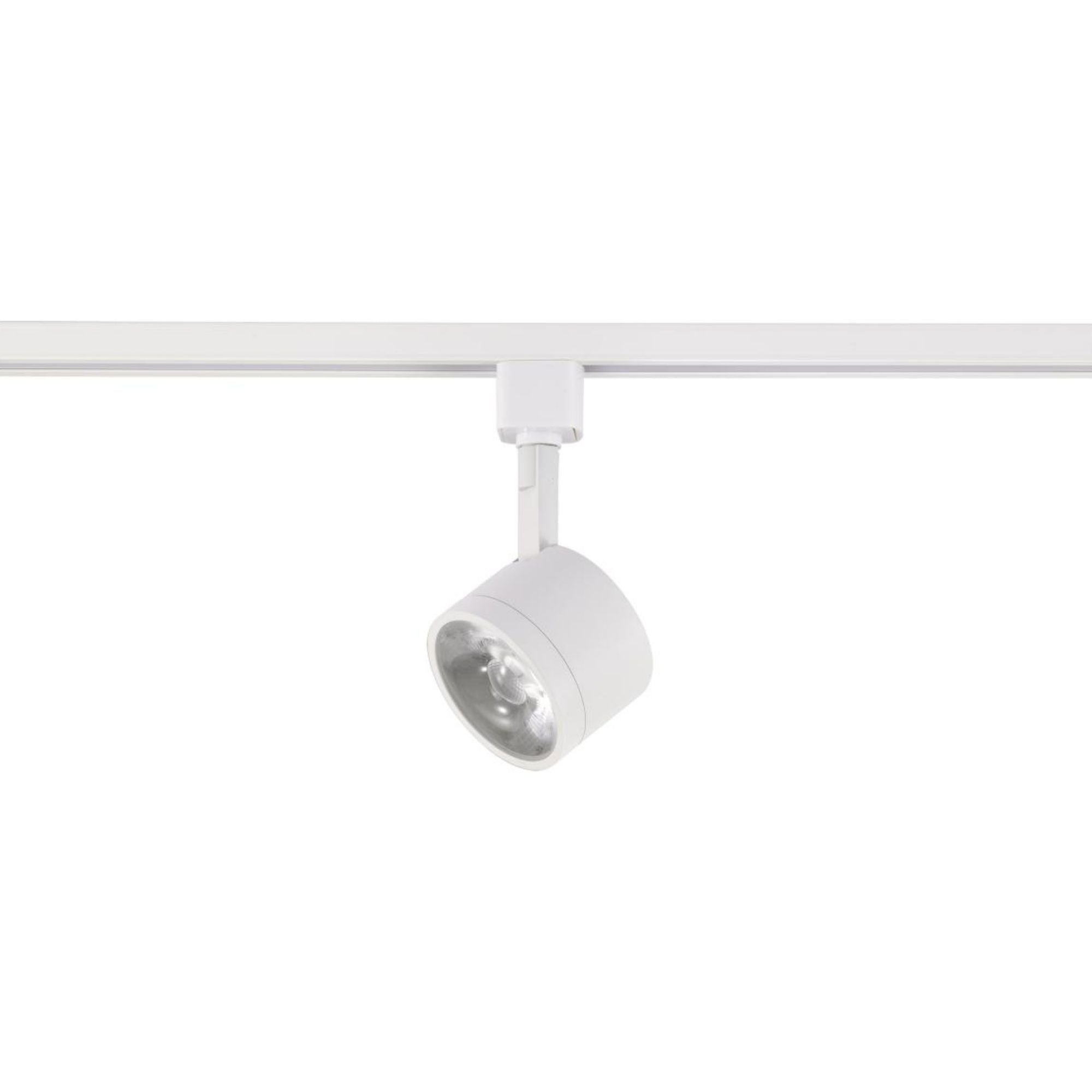 Round LED Track Head, 1000 Lumens, 12W, 3000K, Halo, 36° Beam Angle, White