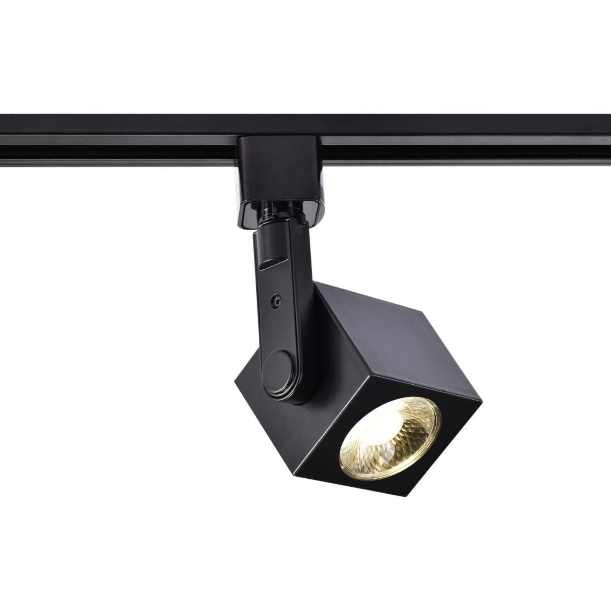LED Track Head Square 12W 1000 Lumens 3000K, Halo, 24°, Black