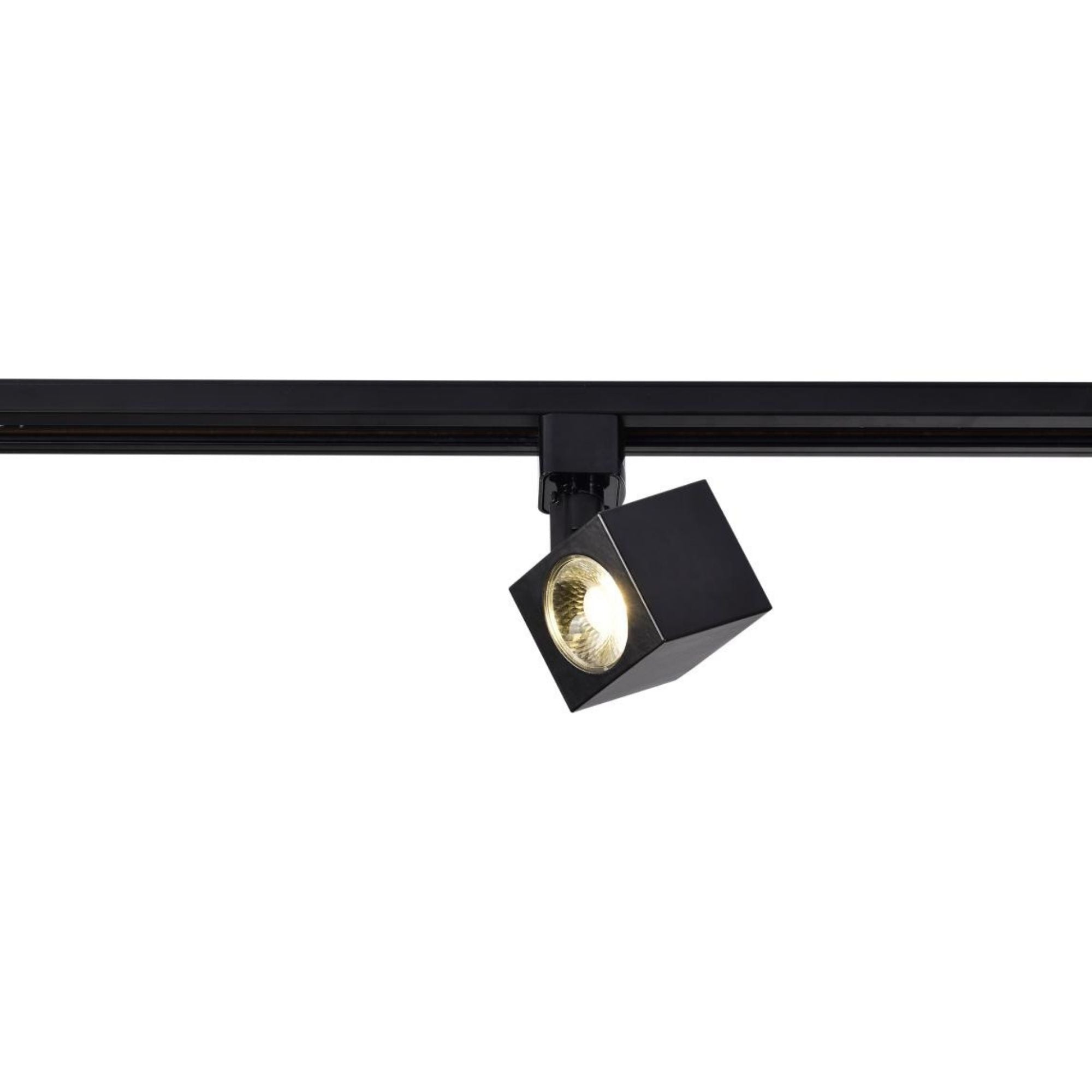 LED Track Head Square 12W 1000 Lumens 3000K, Halo, 24°, Black