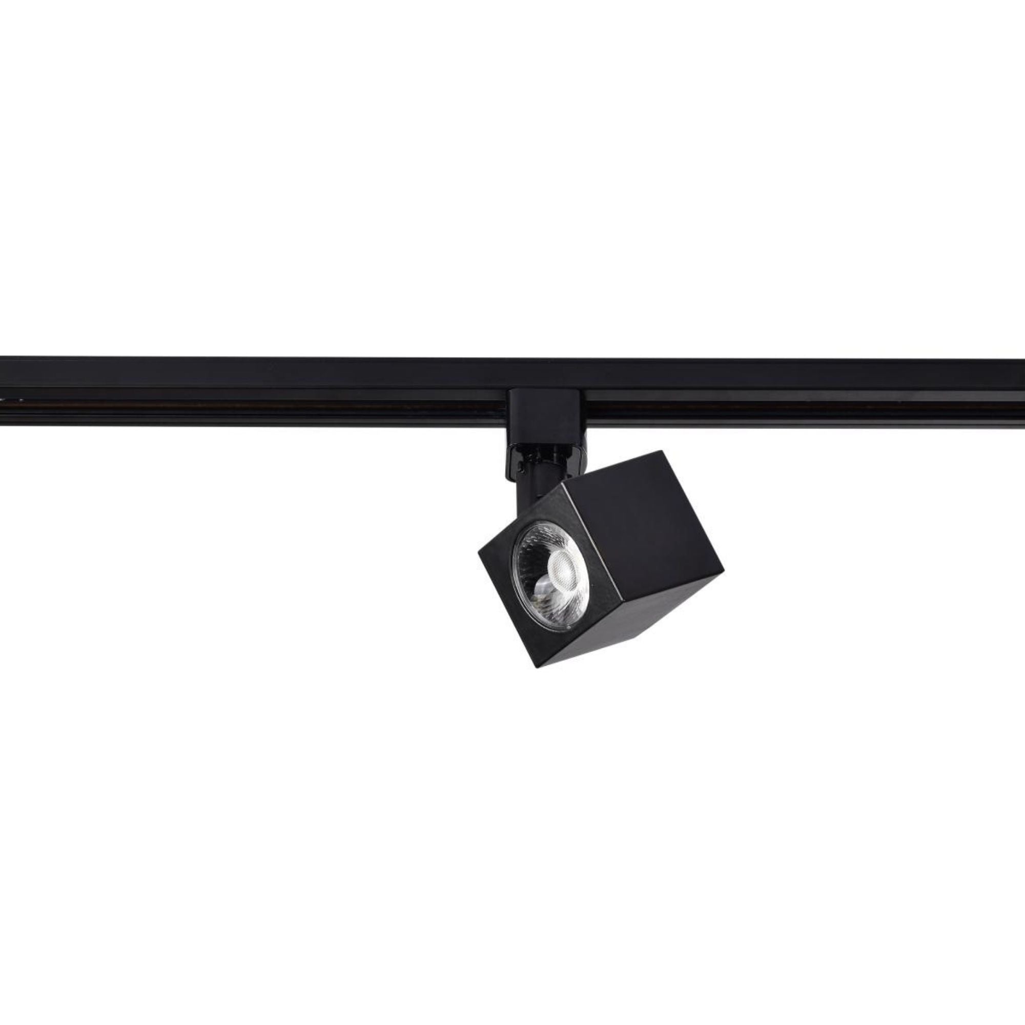 LED Track Head Square 12W 1000 Lumens 3000K, Halo, 24°, Black
