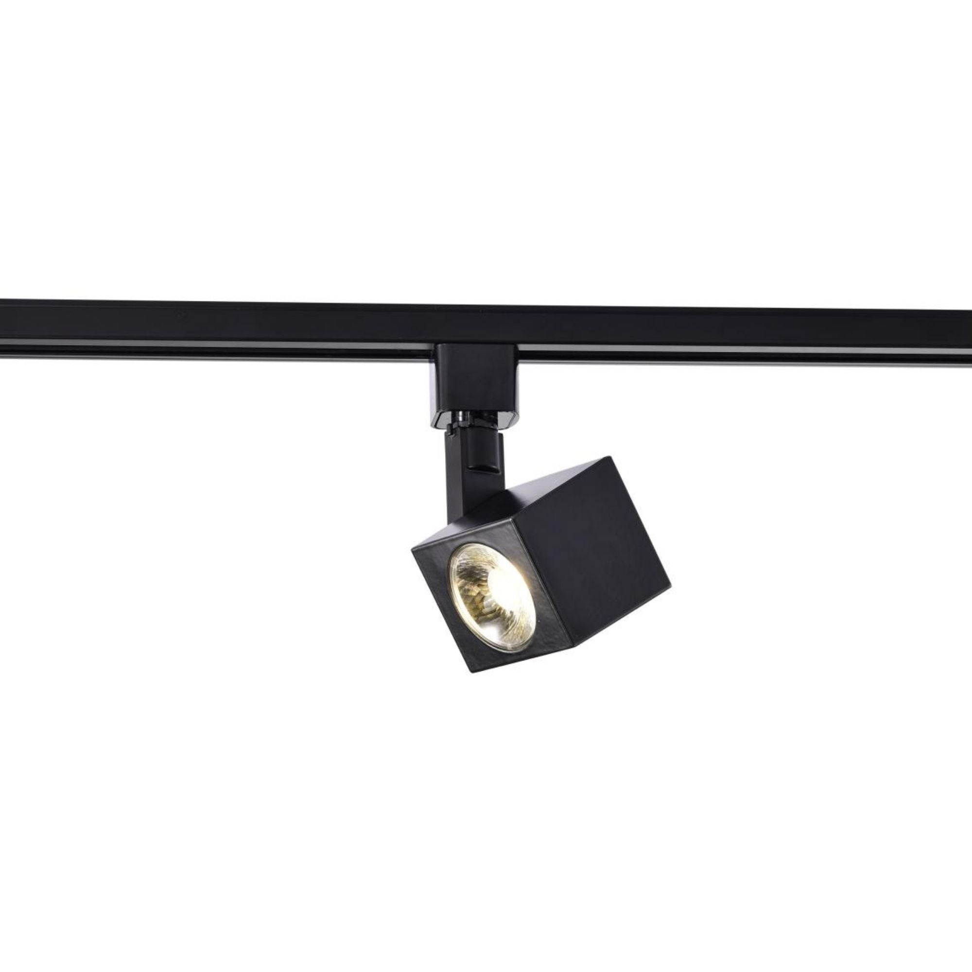 LED Track Head Square 12W 1000 Lumens 3000K, Halo, 24°, Black