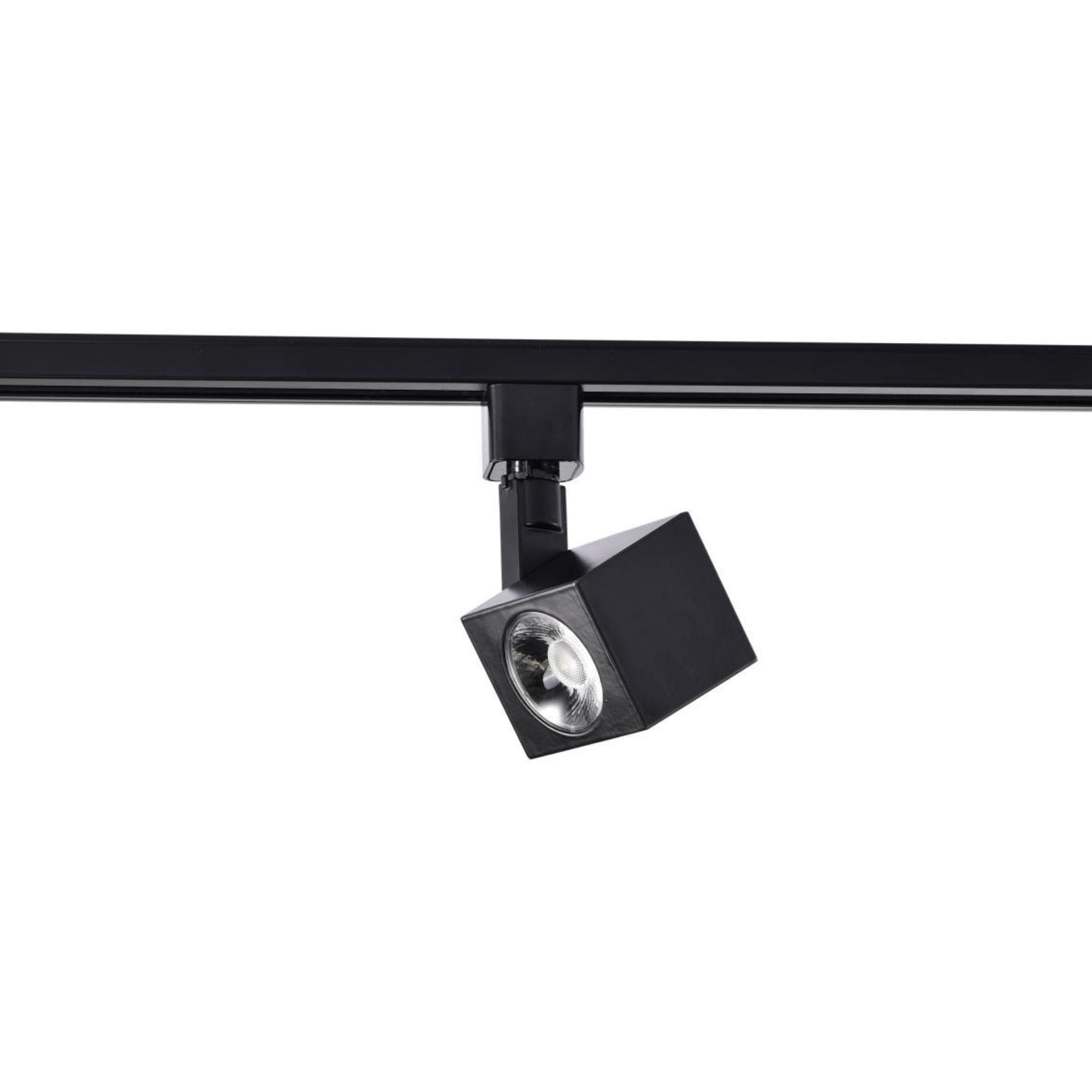 LED Track Head Square 12W 1000 Lumens 3000K, Halo, 24°, Black