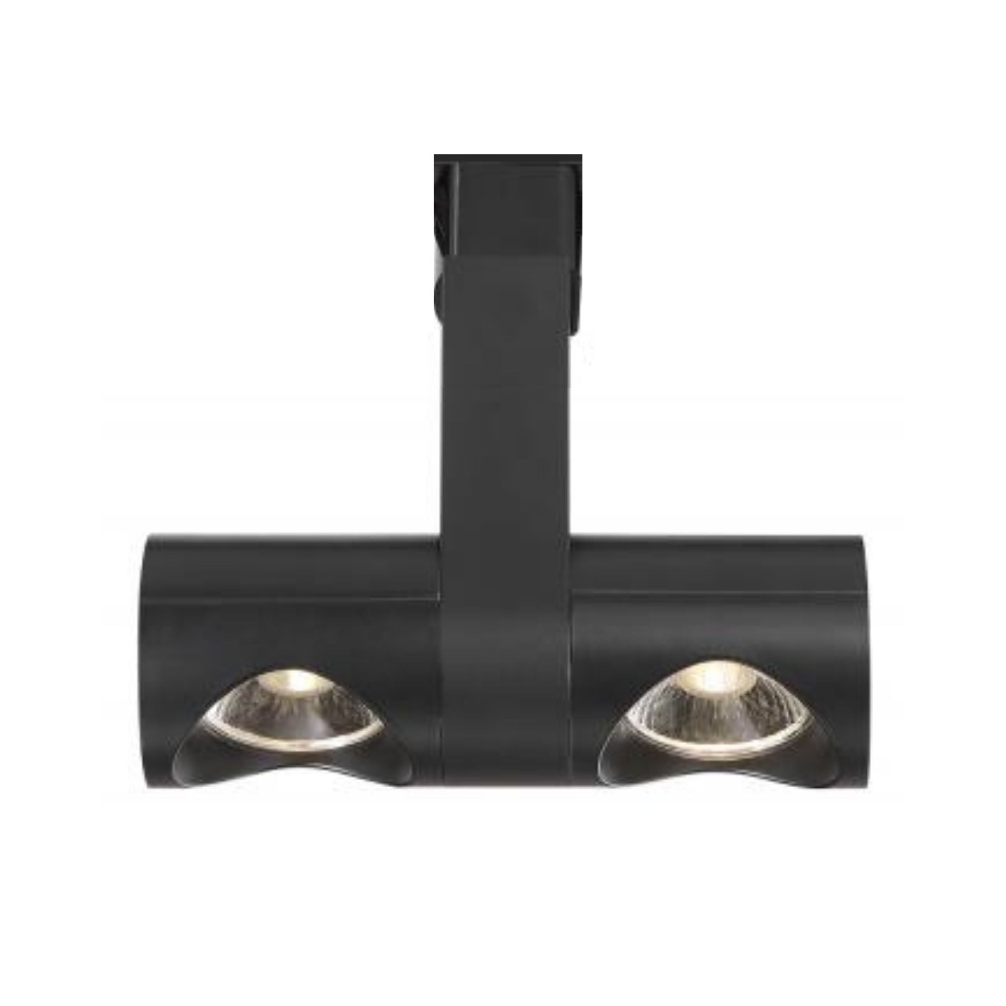 LED Dual Pipe Track Head 24W 2000 Lumens 3000K, Halo, 24°, Black