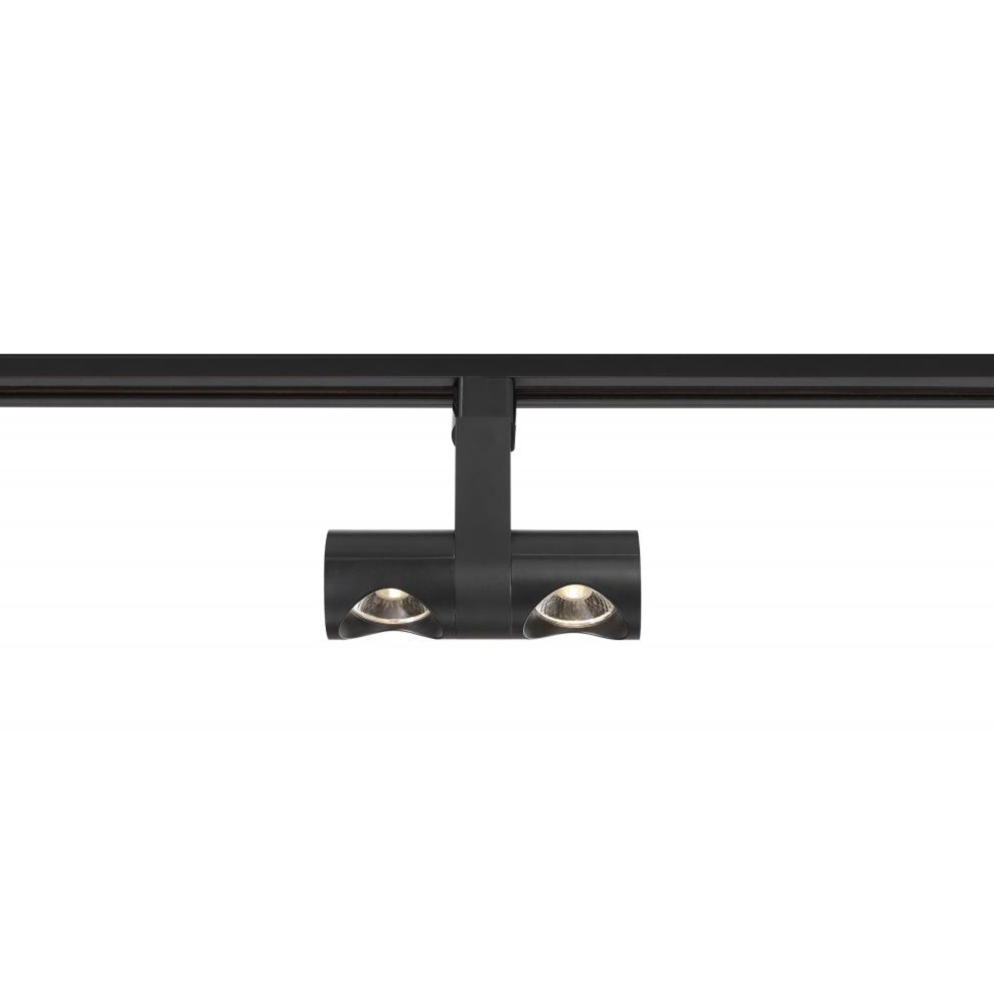 LED Dual Pipe Track Head 24W 2000 Lumens 3000K, Halo, 36°, Black