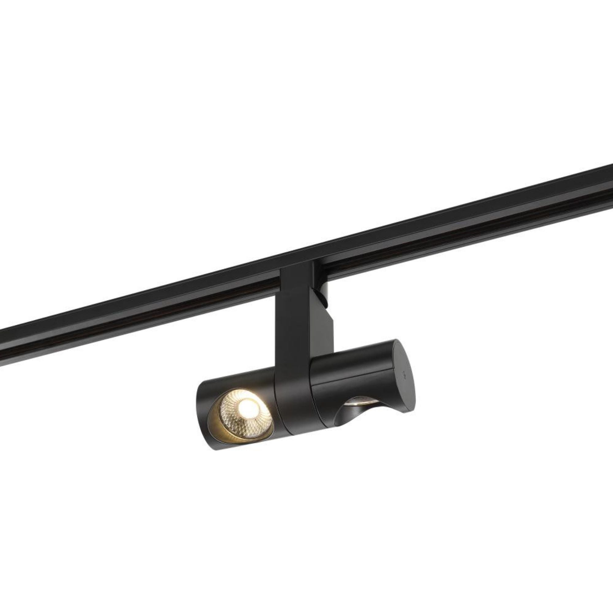 LED Dual Pipe Track Head 24W 2000 Lumens 3000K, Halo, 36°, Black