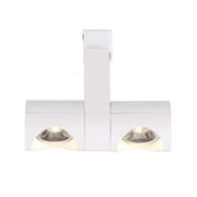 LED Dual Pipe Track Head 24W 2000 Lumens 3000K, Halo, 24°, White