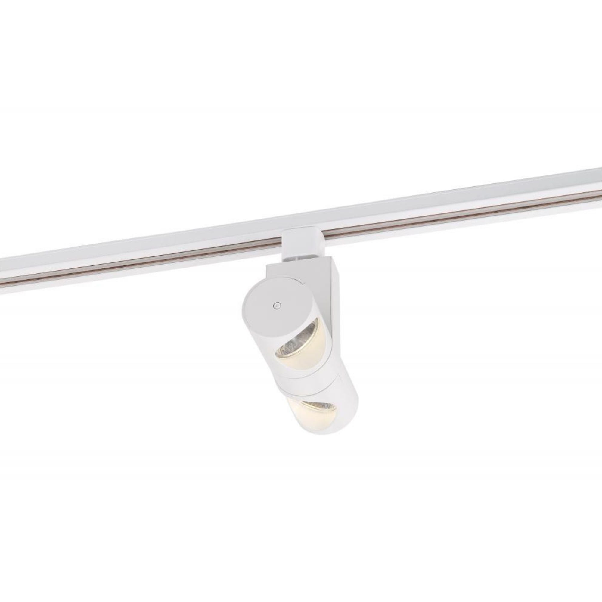 LED Dual Pipe Track Head 24W 2000 Lumens 3000K, Halo, 24°, White