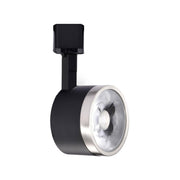 Round LED Track Head, 1000 Lumens, 12W, 3000K, Halo, 24° Beam Angle, Black|Nickel