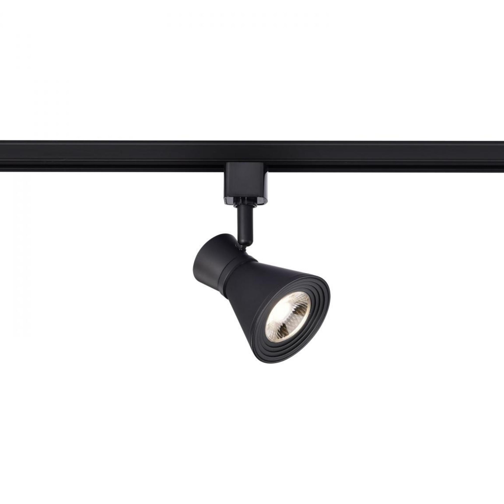 LED Cinch Halo Track Head 12W 1000 Lumens 3000K, 36°, Black