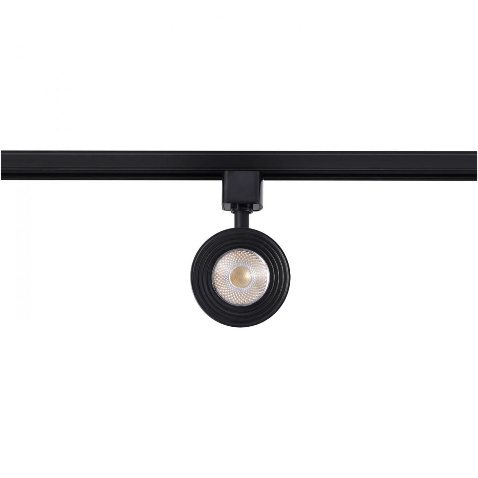 LED Cinch Halo Track Head 12W 1000 Lumens 3000K, 36°, Black
