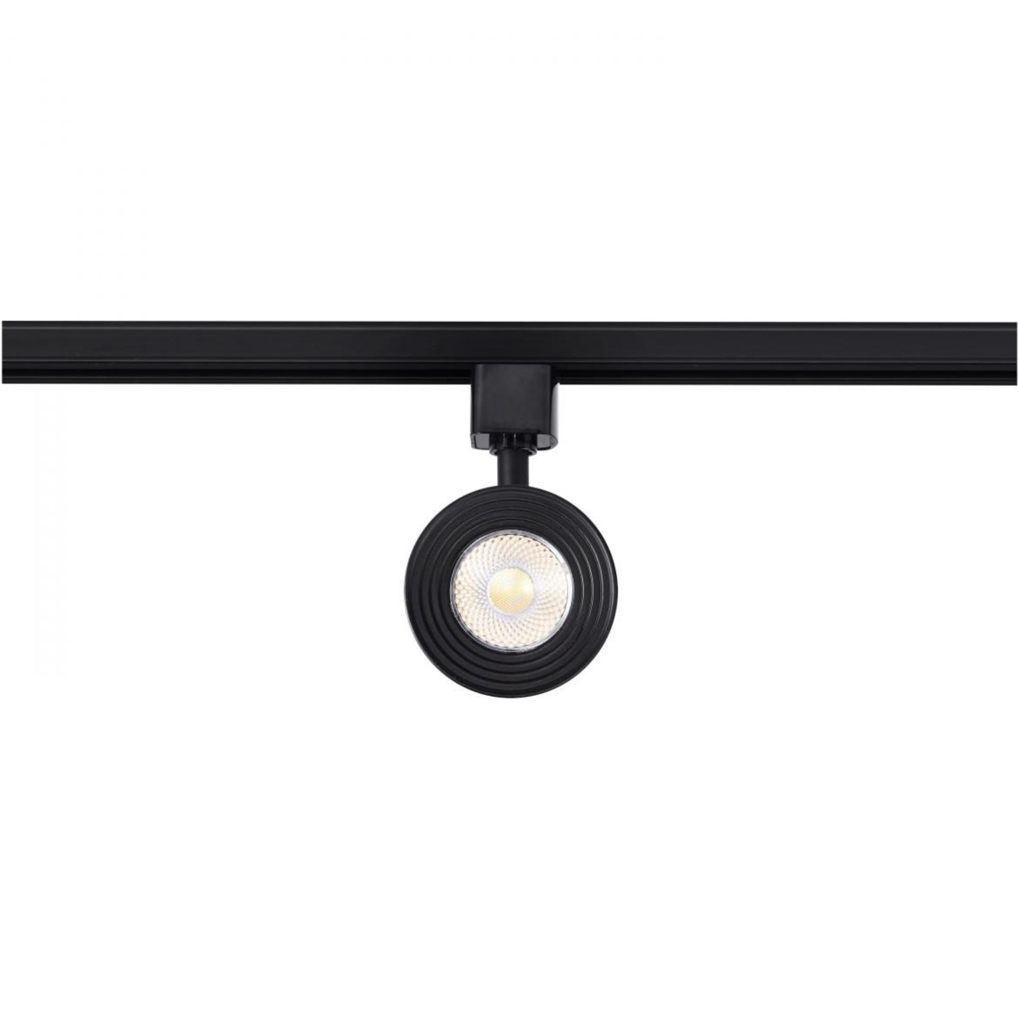 LED Cinch Halo Track Head 12W 1000 Lumens 3000K, 36°, Black
