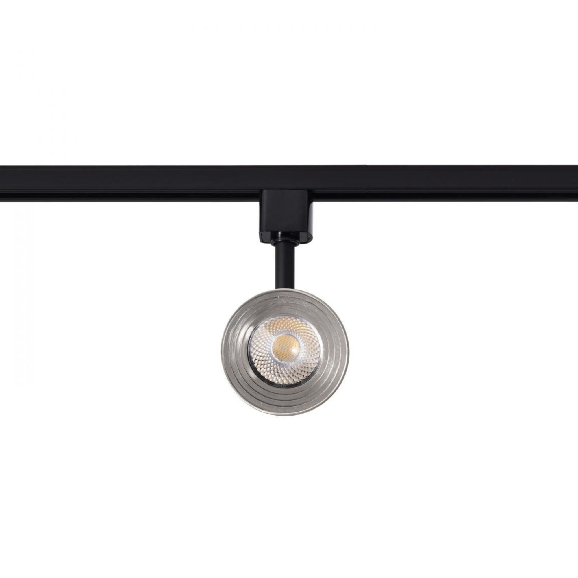 LED Cinch Halo Track Head 12W 1000 Lumens 3000K, 36°, Black & Nickel