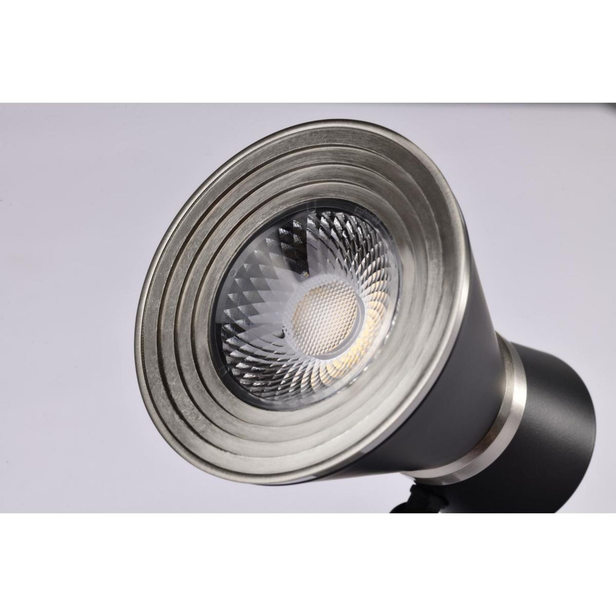 LED Cinch Halo Track Head 12W 1000 Lumens 3000K, 36°, Black & Nickel