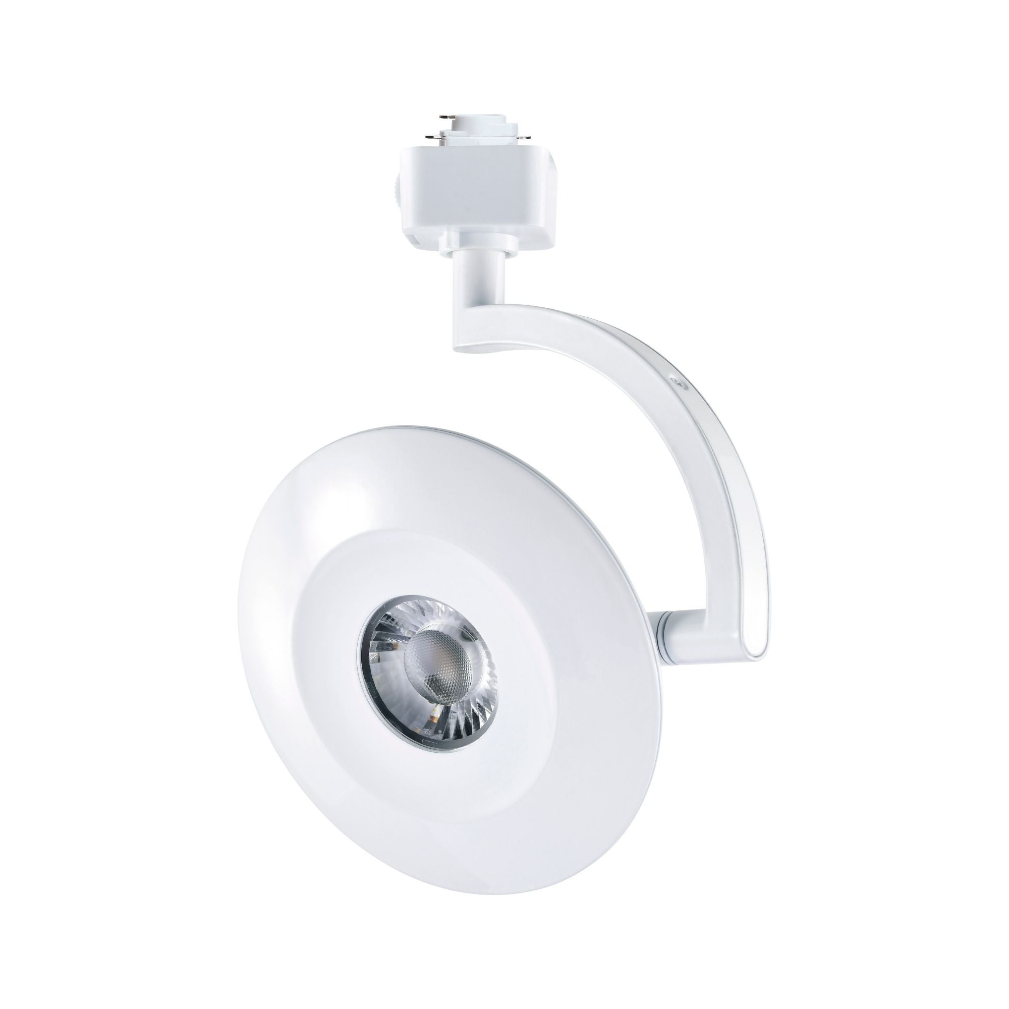 Satco Orb Track Head, H-Type, White, Selectable CCT, 1020 Lumens, 24° Beam Angle