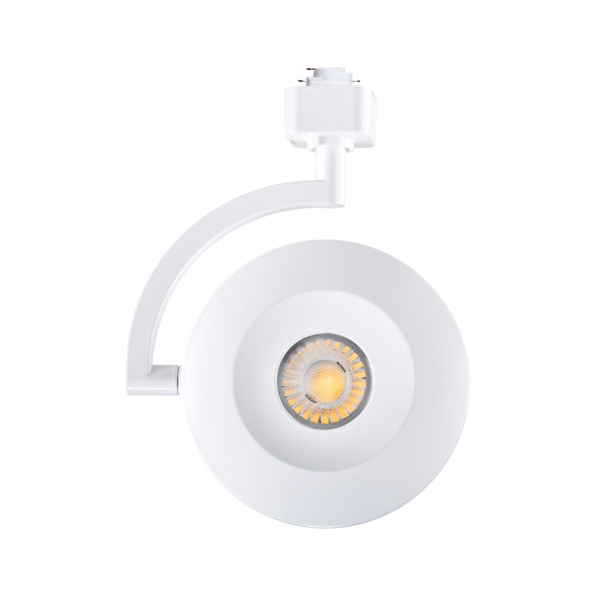 Satco Orb Track Head, H-Type, White, Selectable CCT, 1020 Lumens, 24° Beam Angle