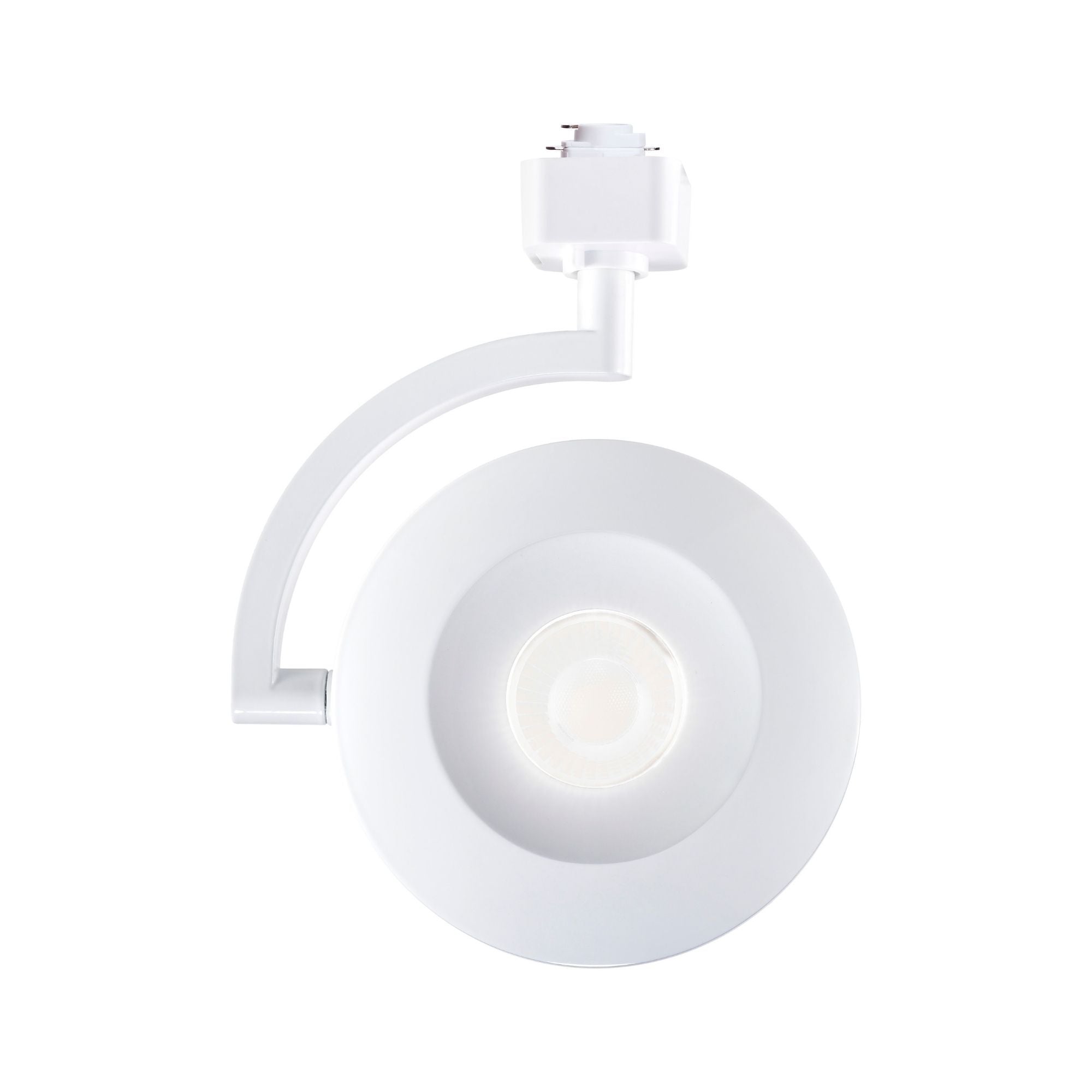 Satco Orb Track Head, H-Type, White, Selectable CCT, 1020 Lumens, 24° Beam Angle