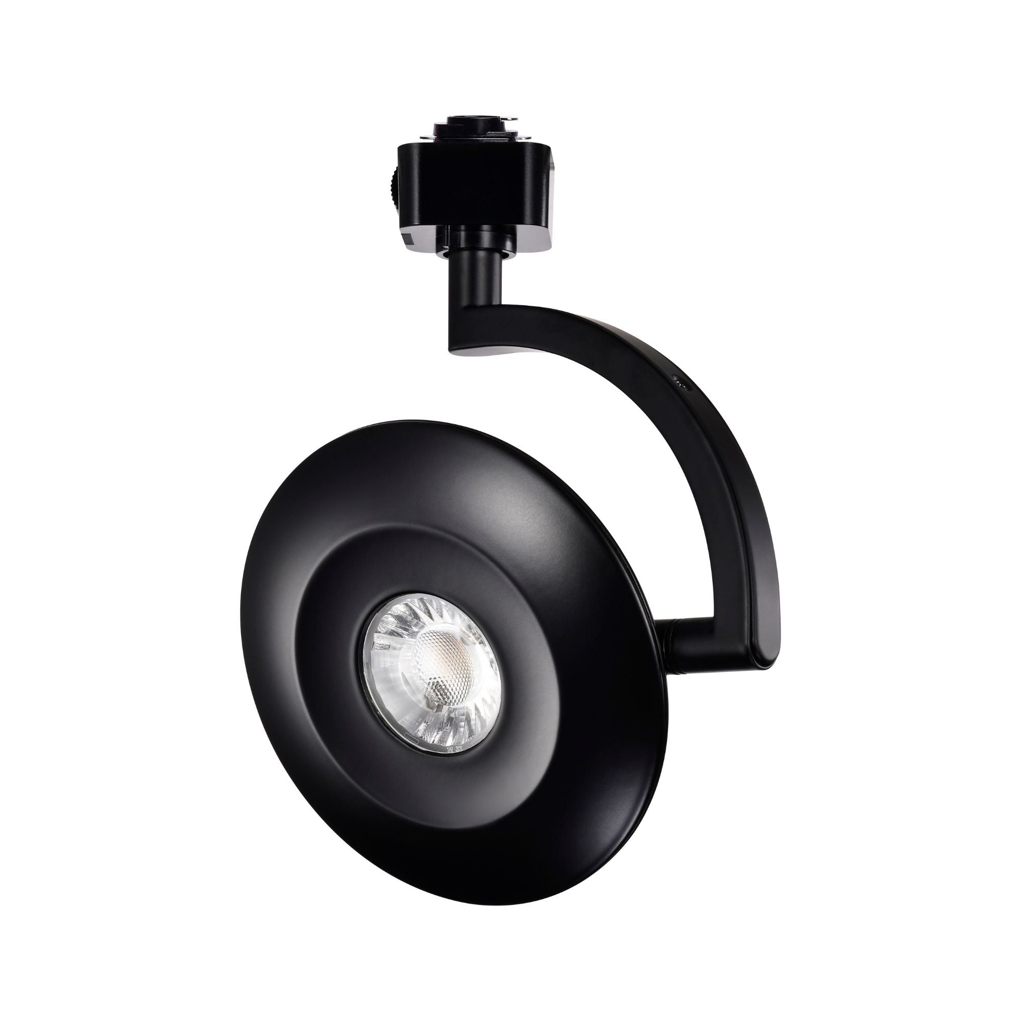 Satco Orb Track Head, H-Type, Black, Selectable CCT, 1020 Lumens, 24° Beam Angle