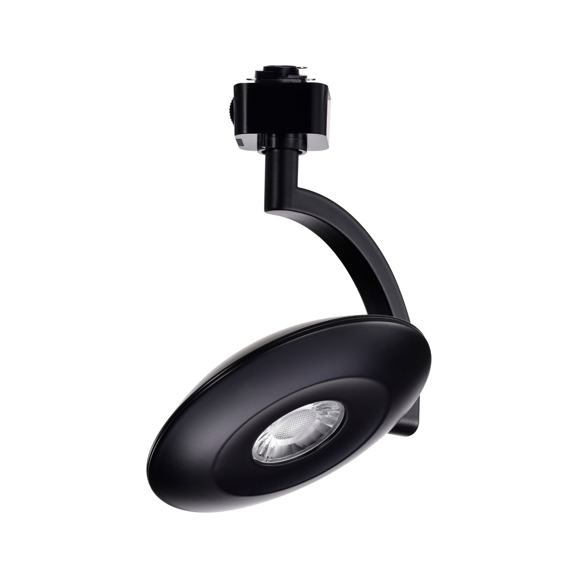 Satco Orb Track Head, H-Type, Black, Selectable CCT, 1020 Lumens, 24° Beam Angle